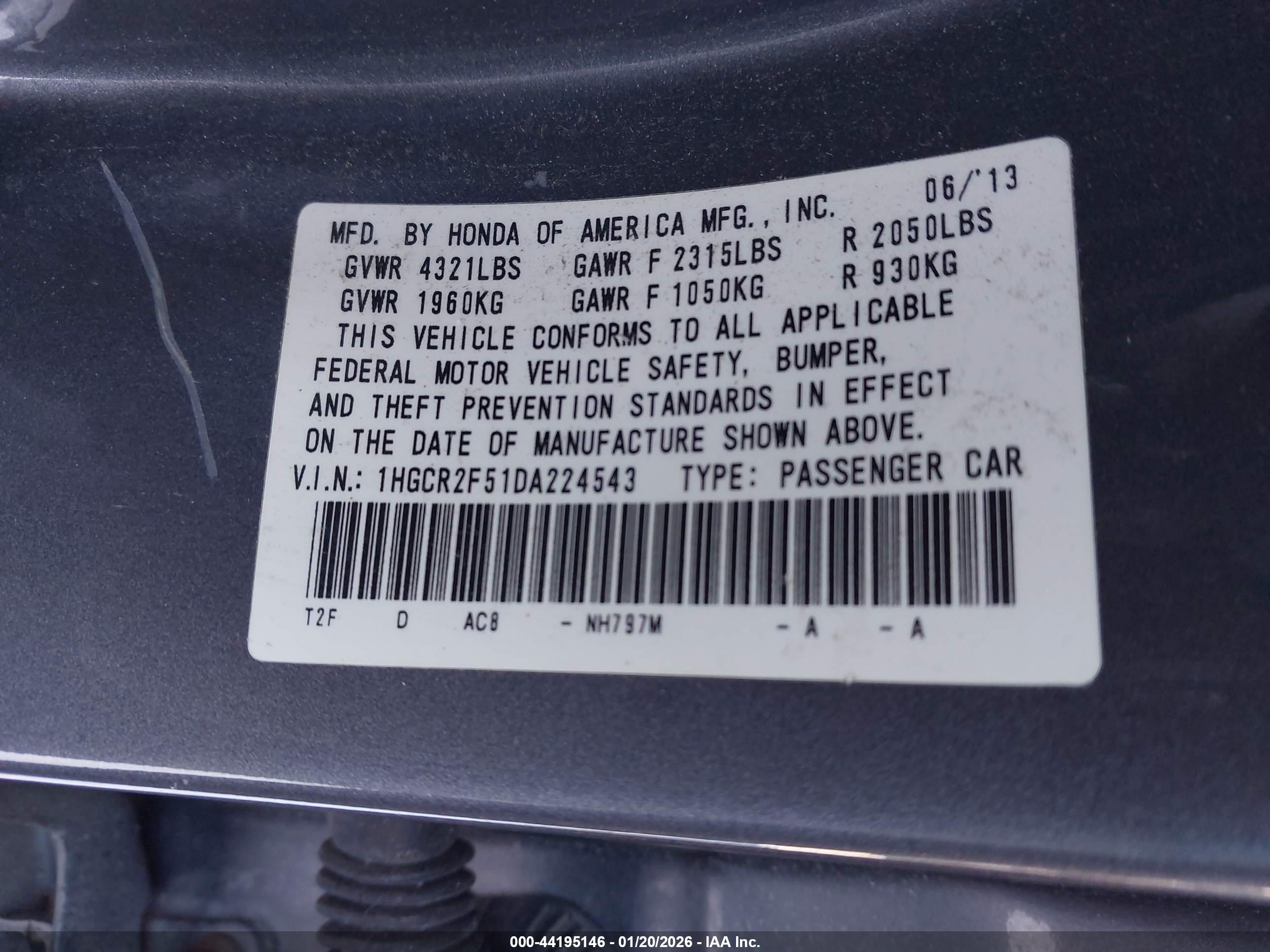 HONDA ACCORD image 9