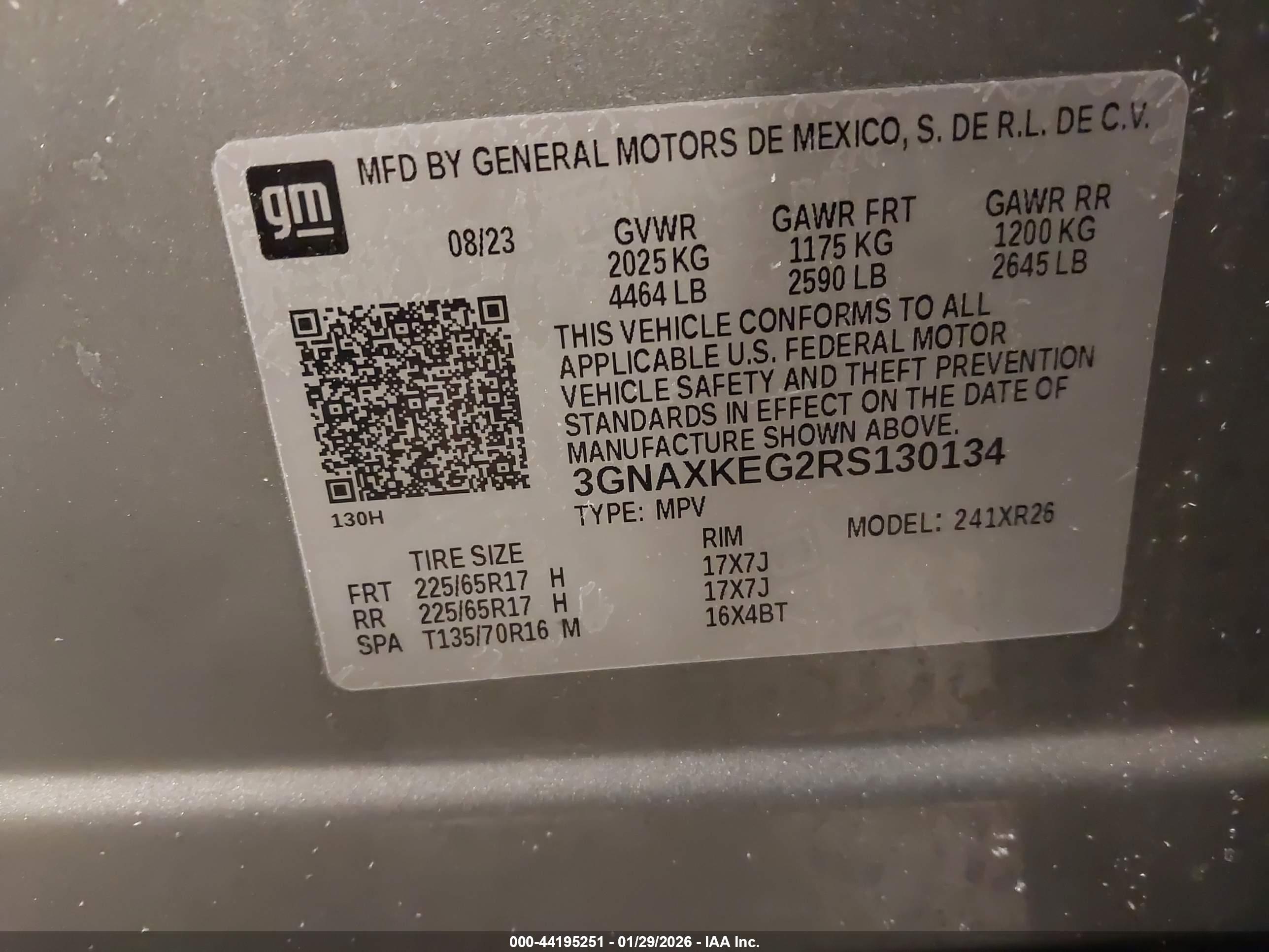 CHEVROLET EQUINOX image 9