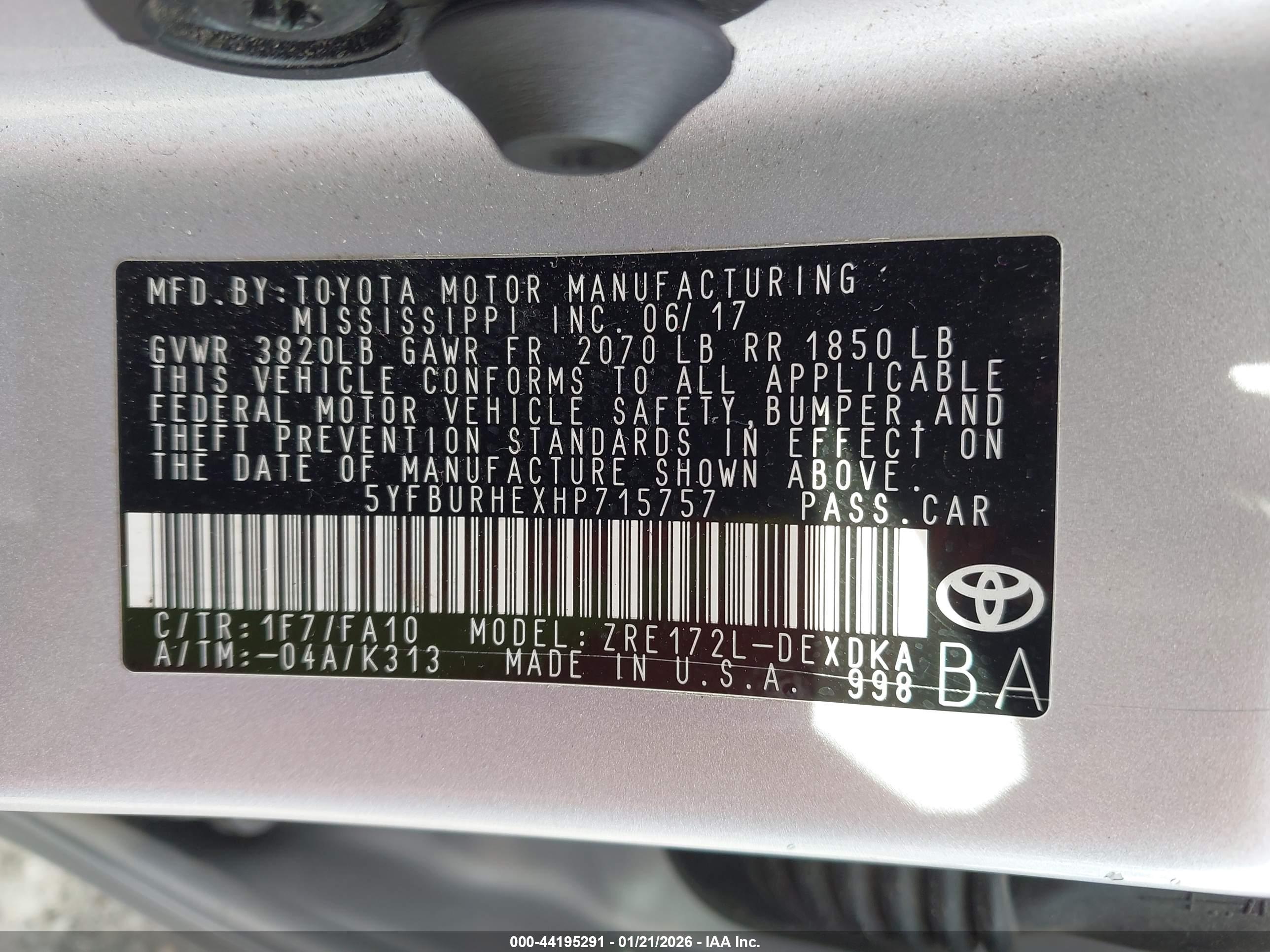 TOYOTA COROLLA image 9