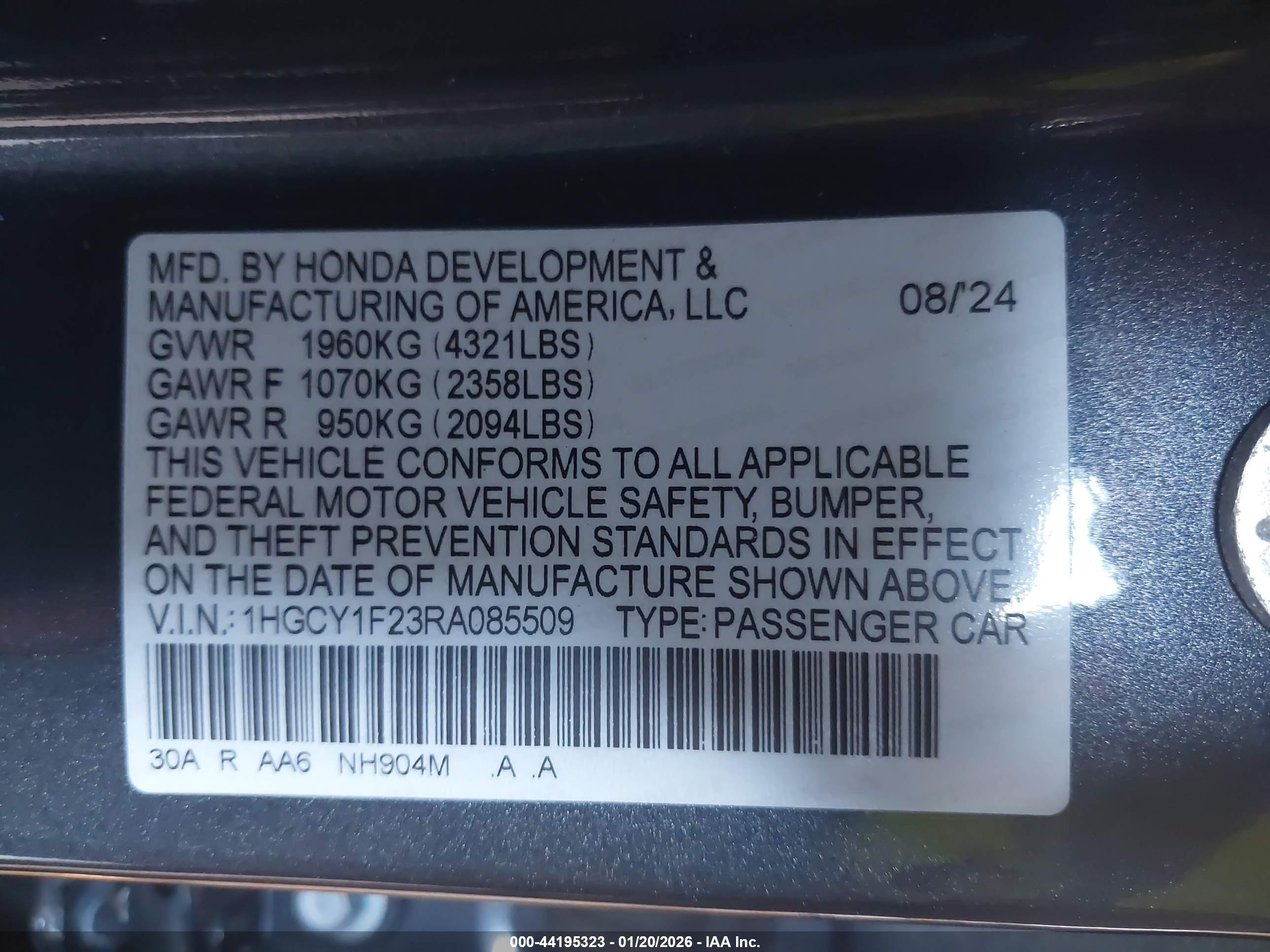 HONDA ACCORD image 9