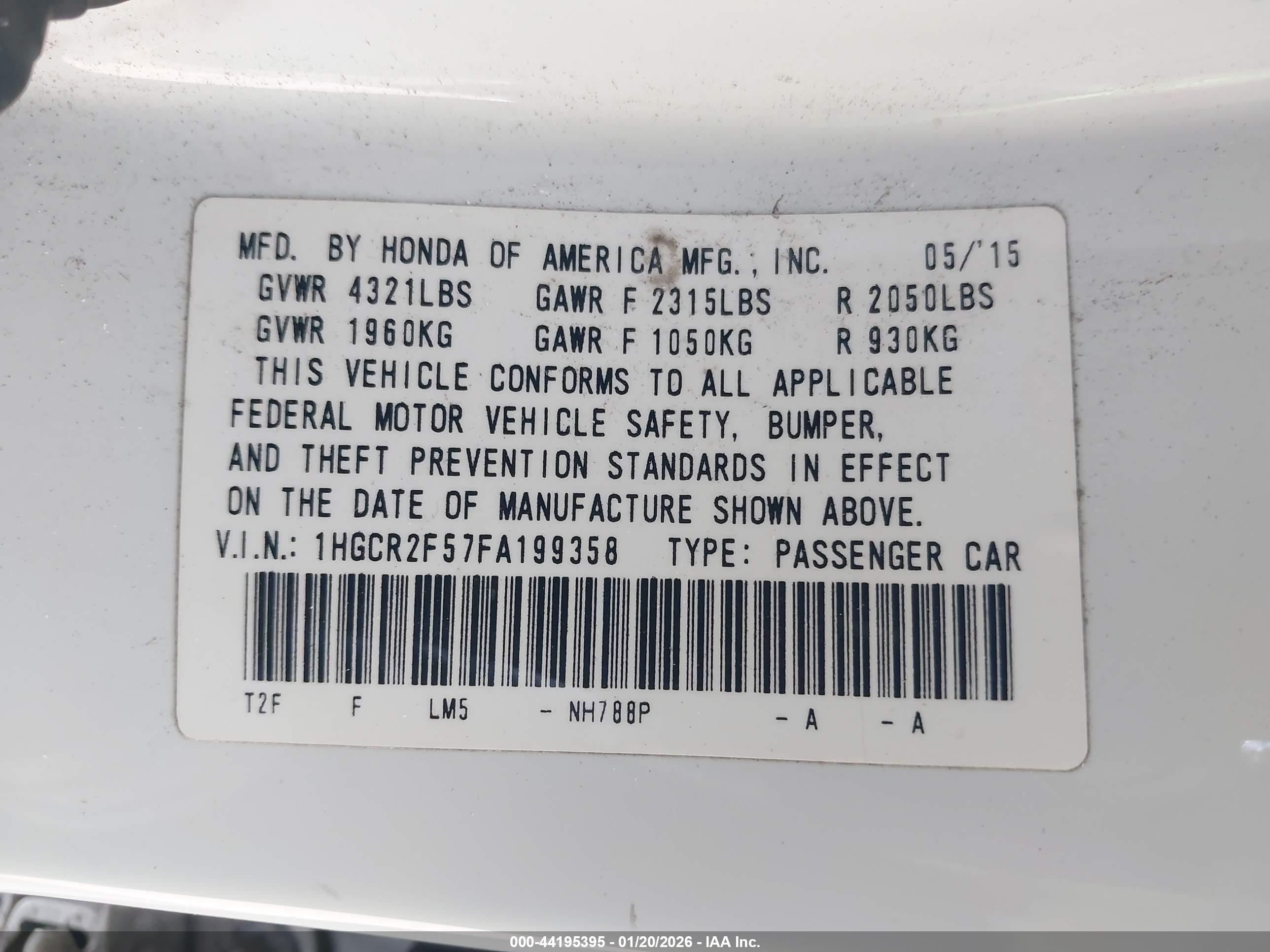 HONDA ACCORD image 9