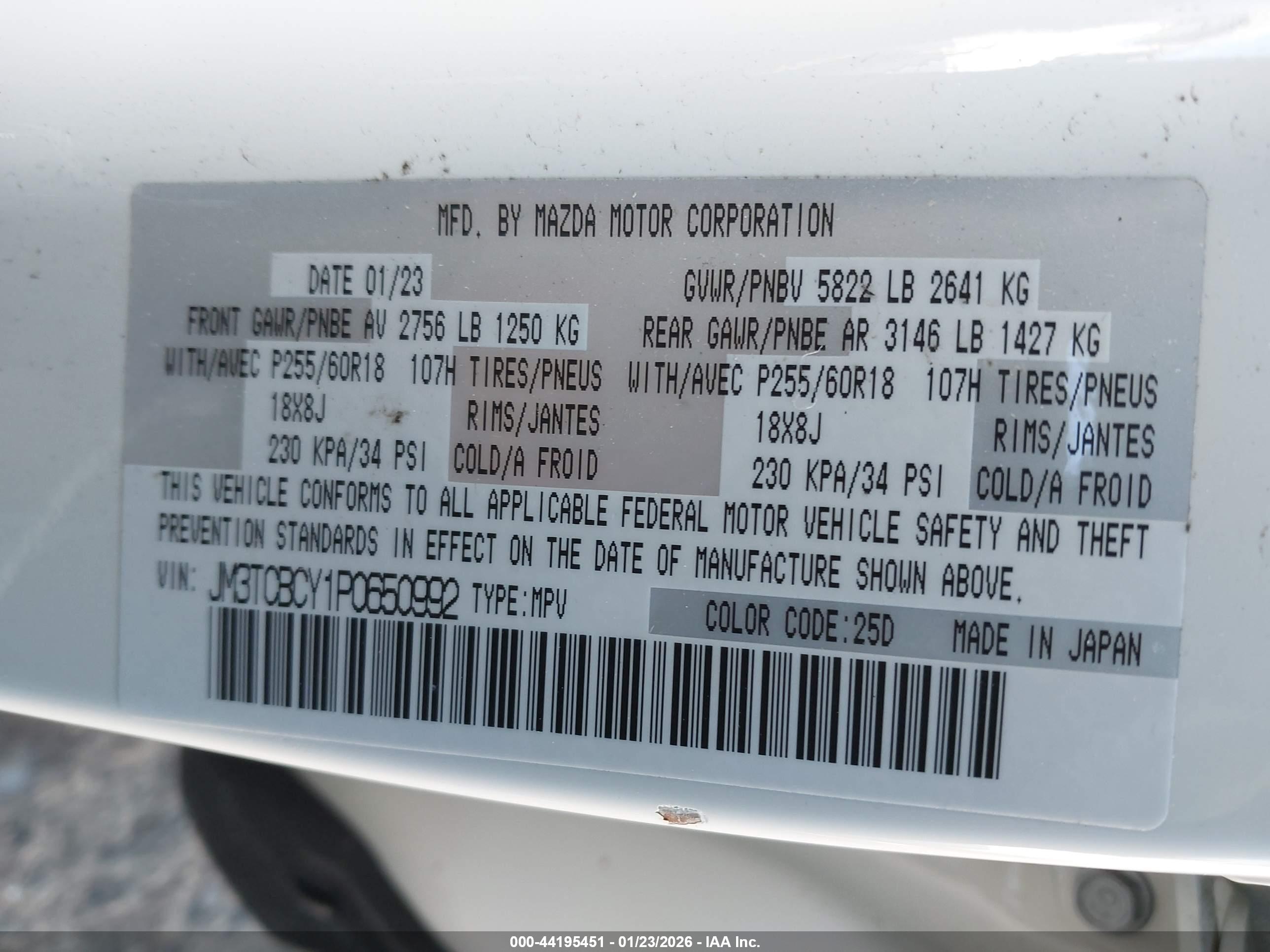 MAZDA CX-9 image 9
