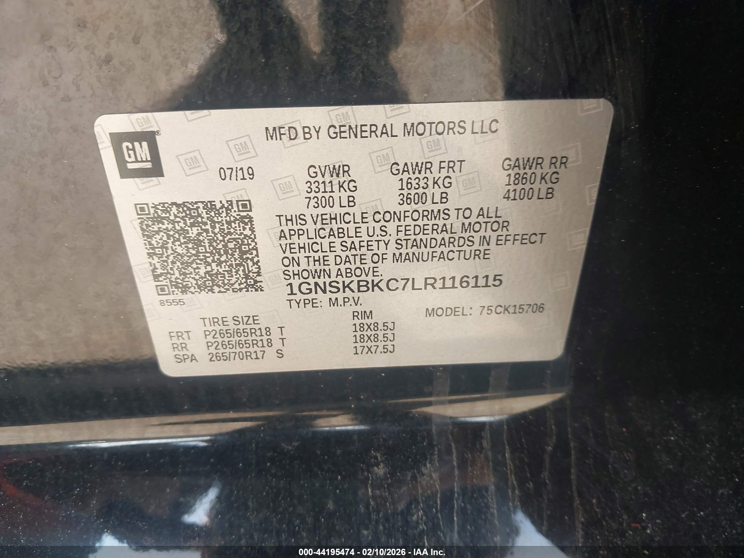 CHEVROLET TAHOE image 9