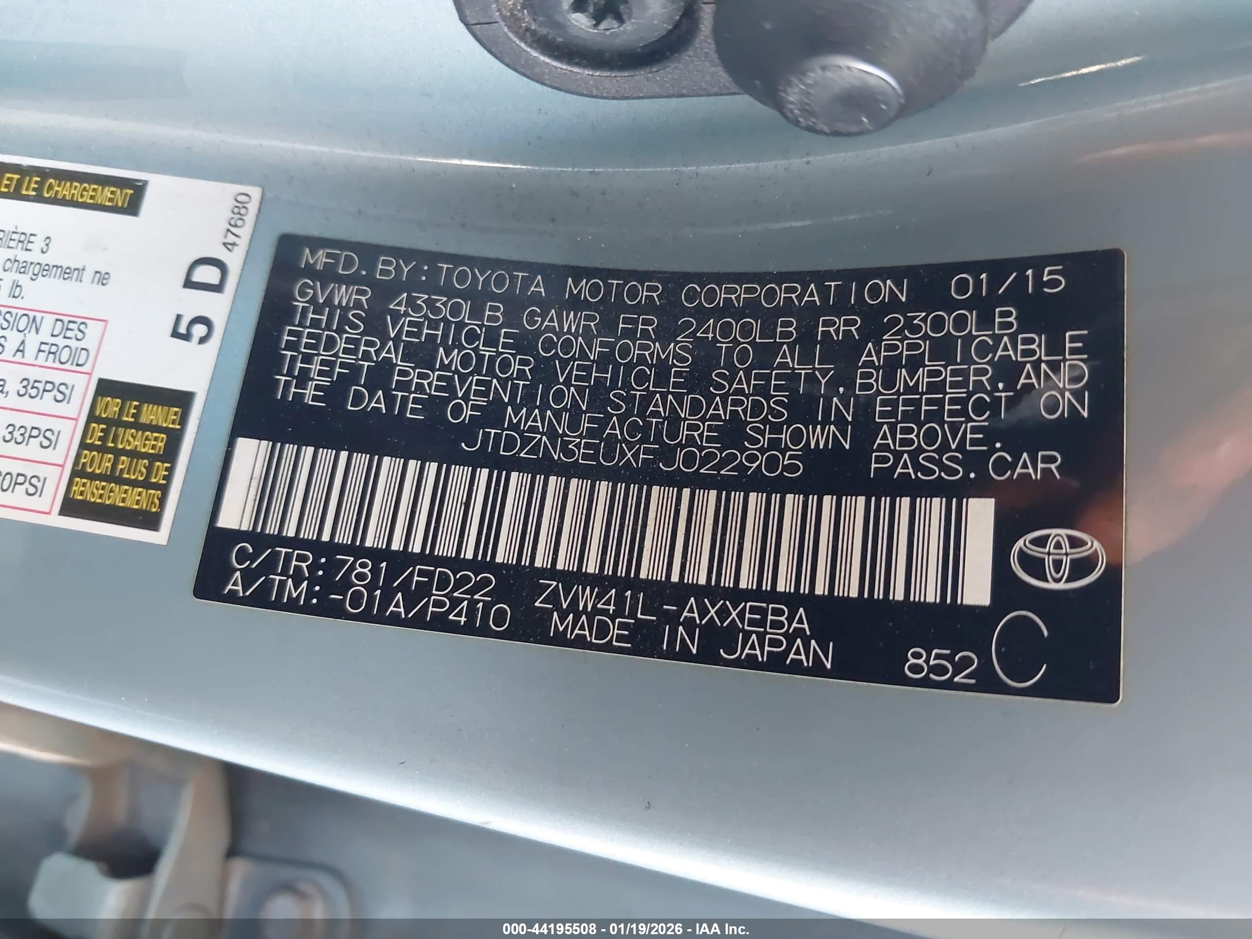 TOYOTA PRIUS image 9