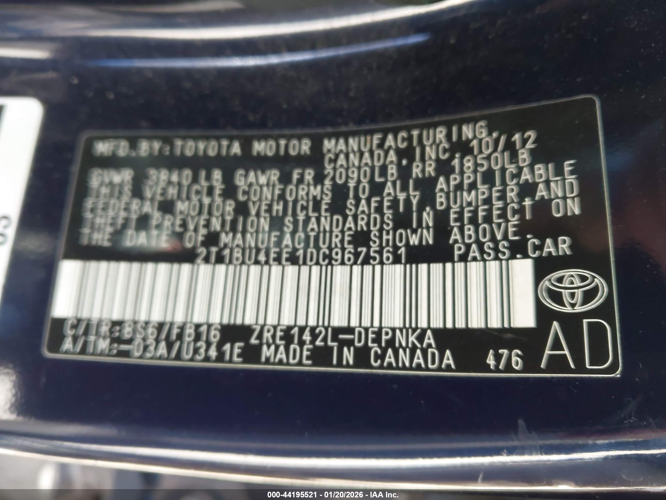TOYOTA COROLLA image 9