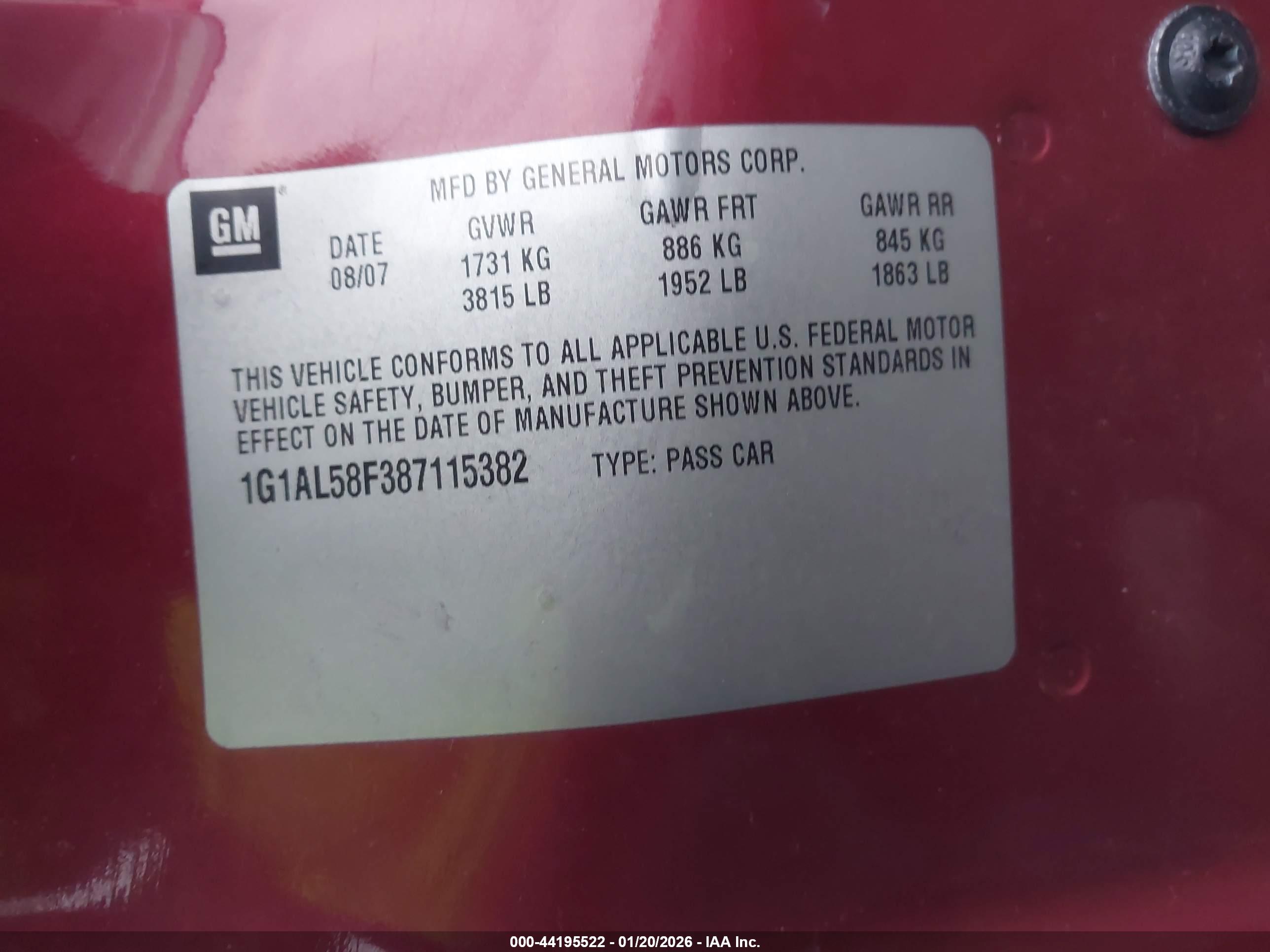 CHEVROLET COBALT image 9