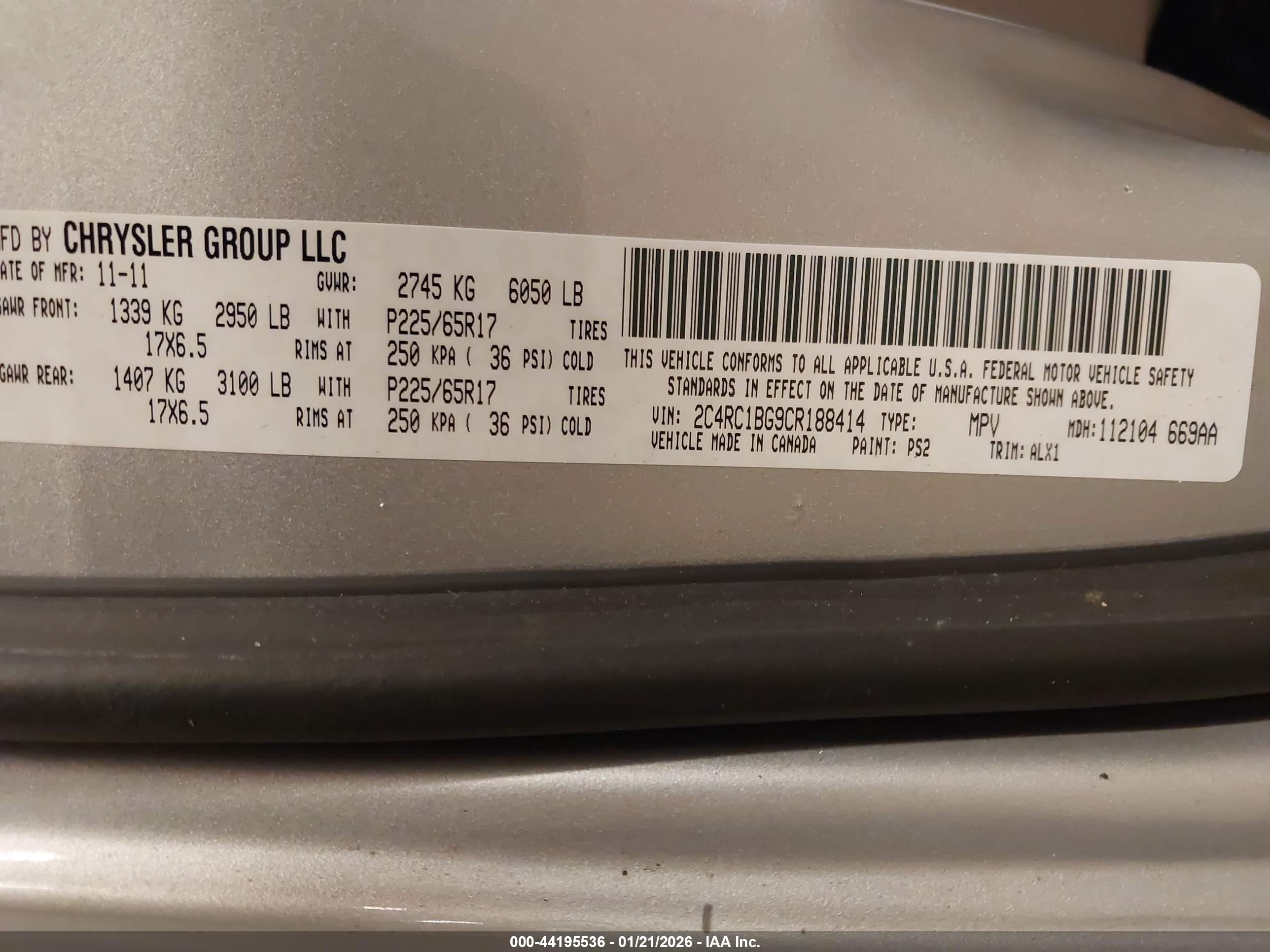 CHRYSLER TOWN image 9