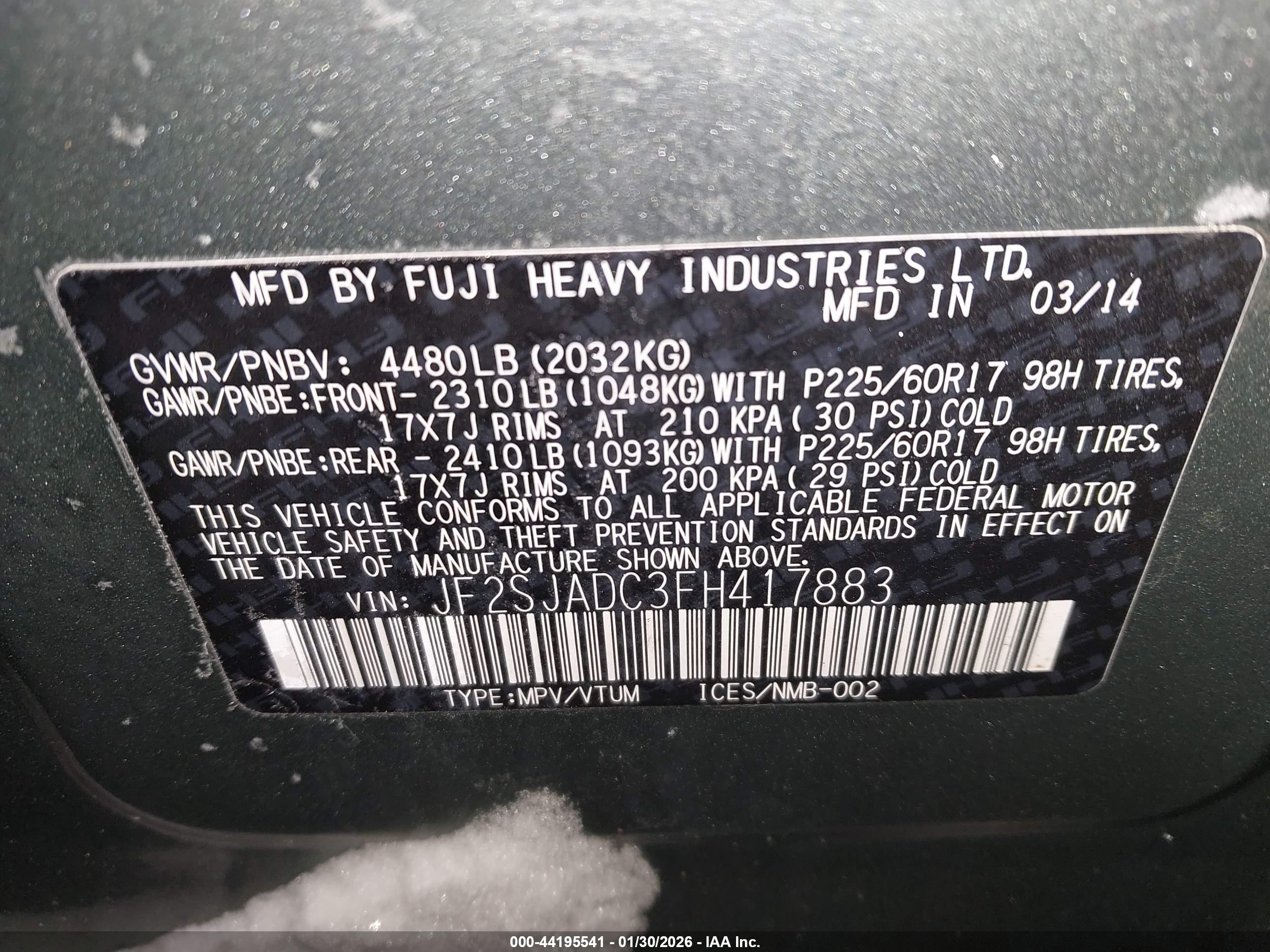 SUBARU FORESTER image 9