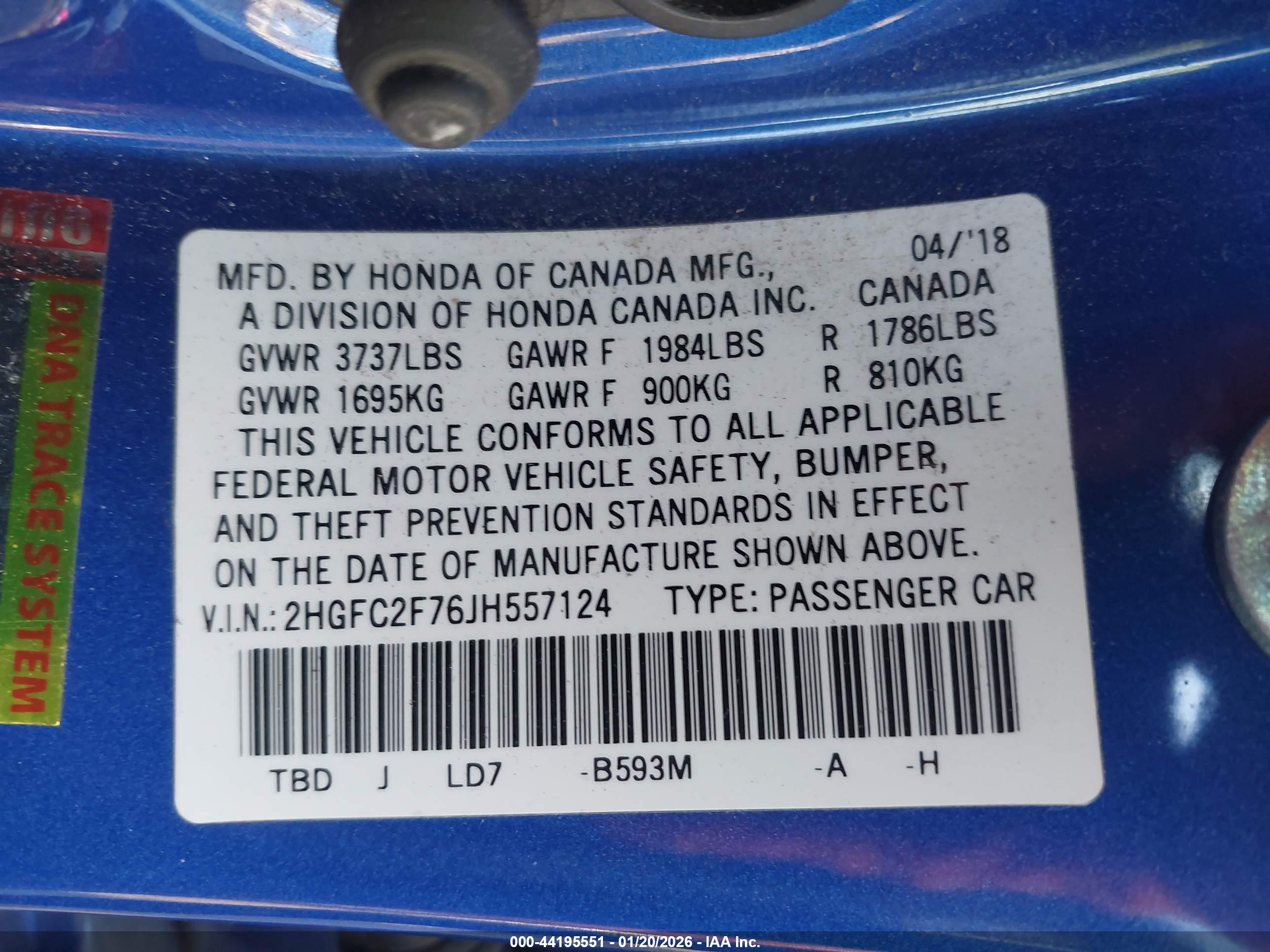 HONDA CIVIC image 9