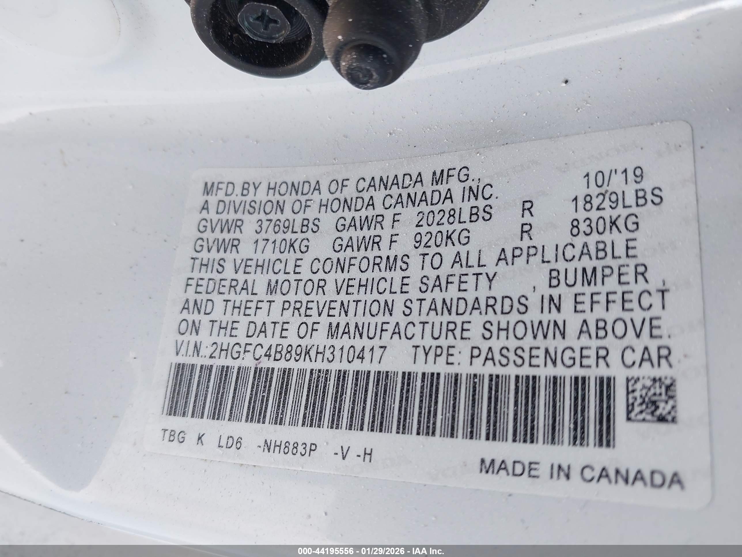 HONDA CIVIC image 9