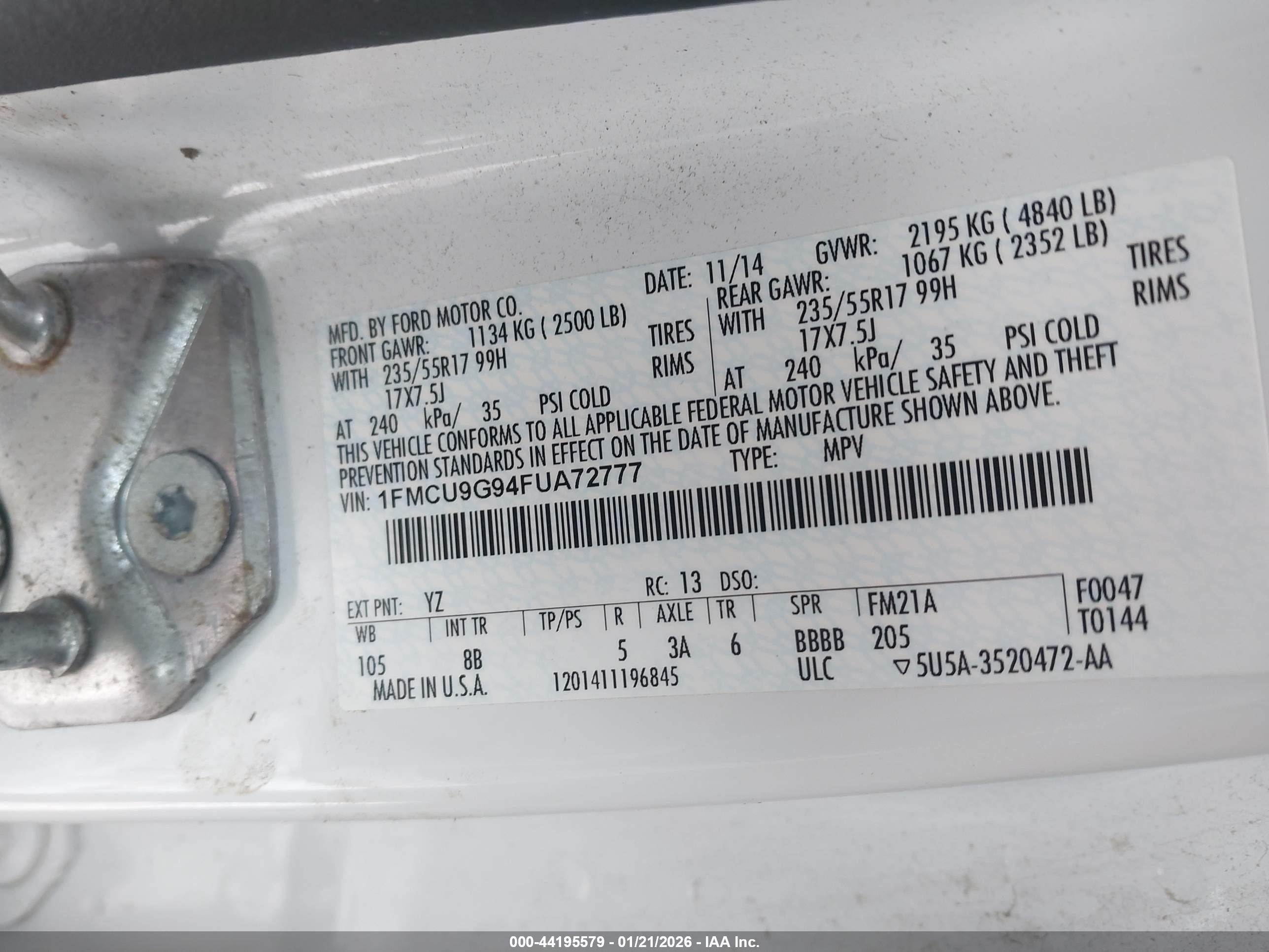 FORD ESCAPE image 9