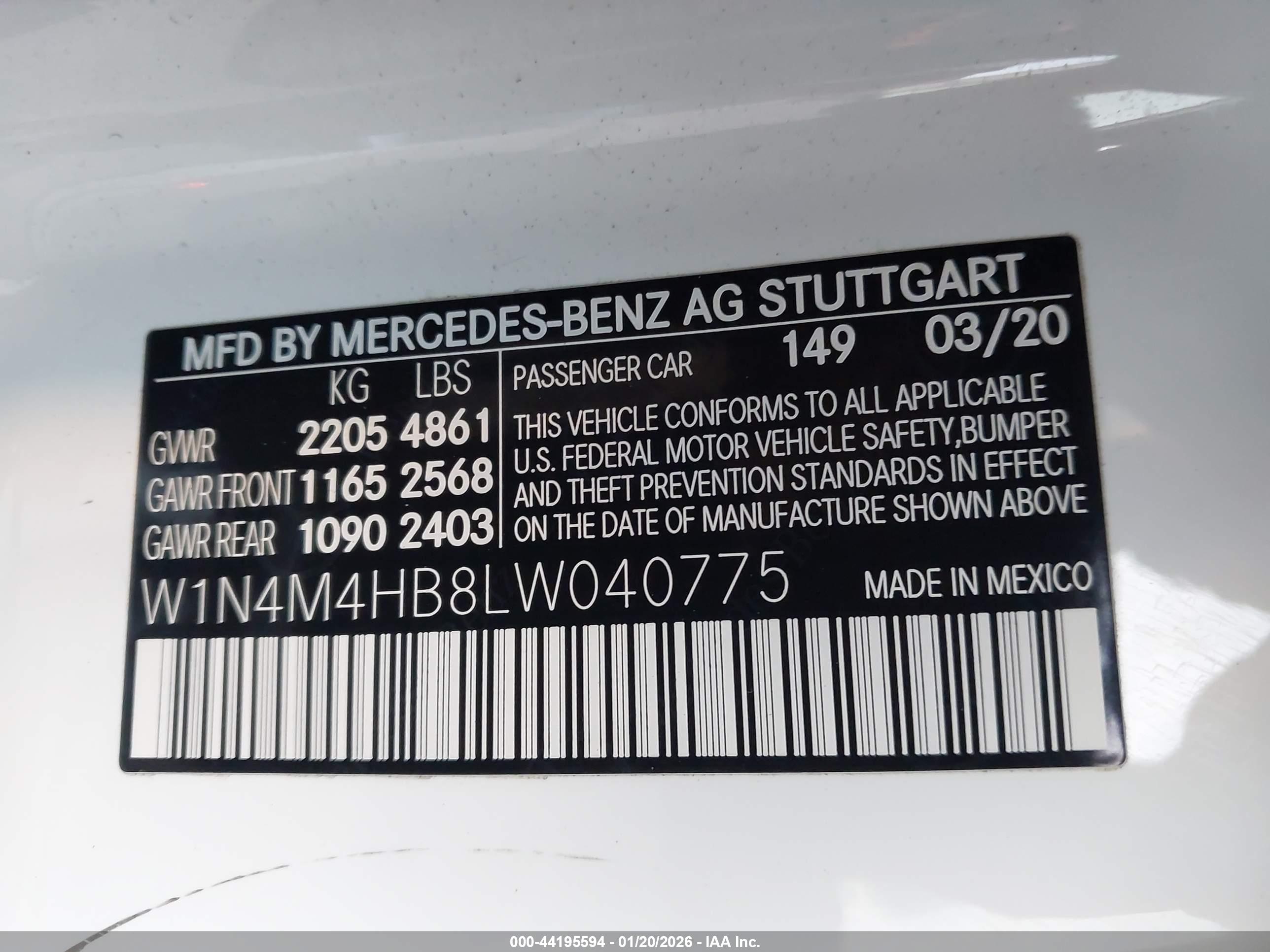 MERCEDES-BENZ GLB image 9