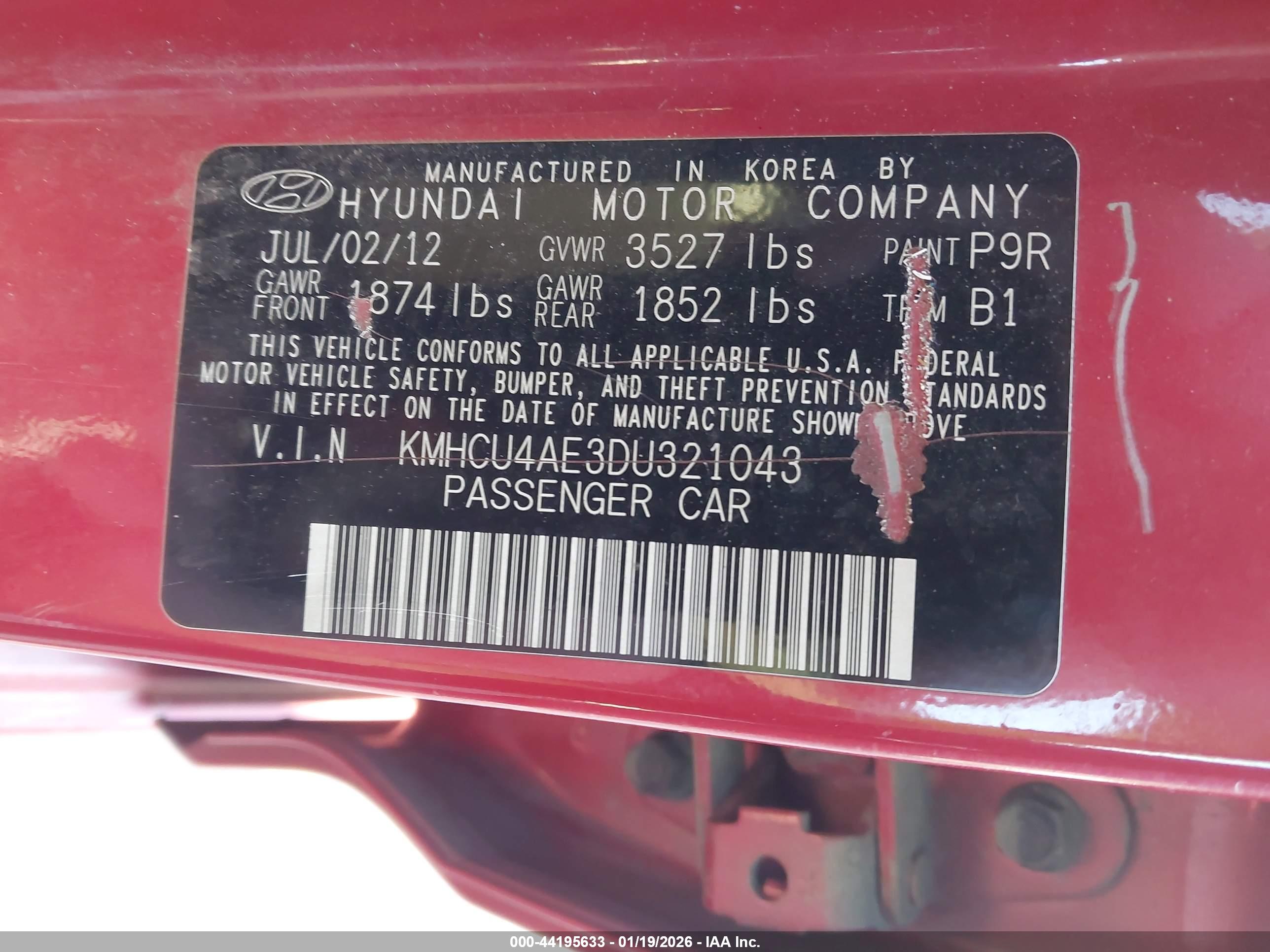 HYUNDAI ACCENT image 9