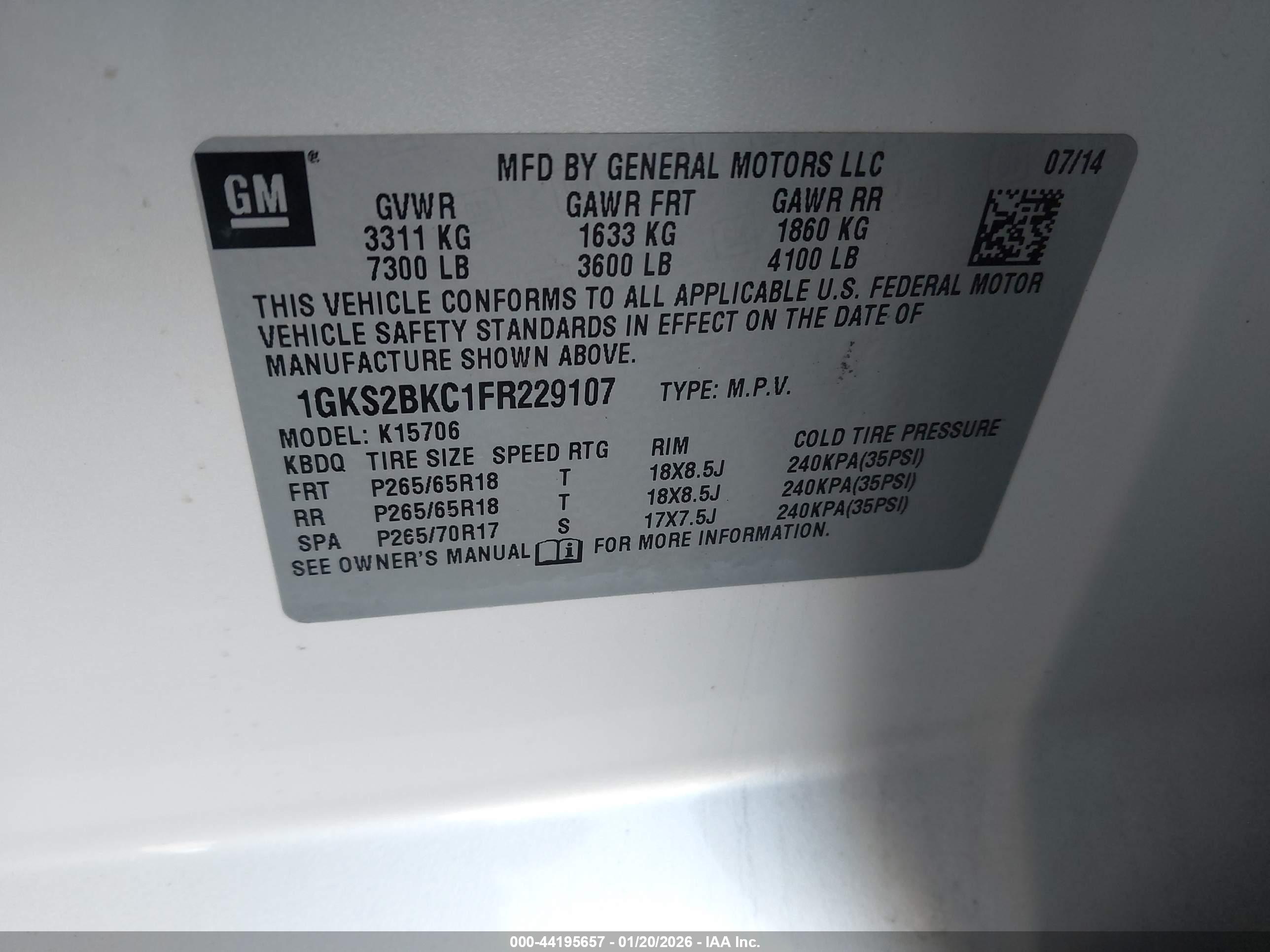 GMC YUKON image 9