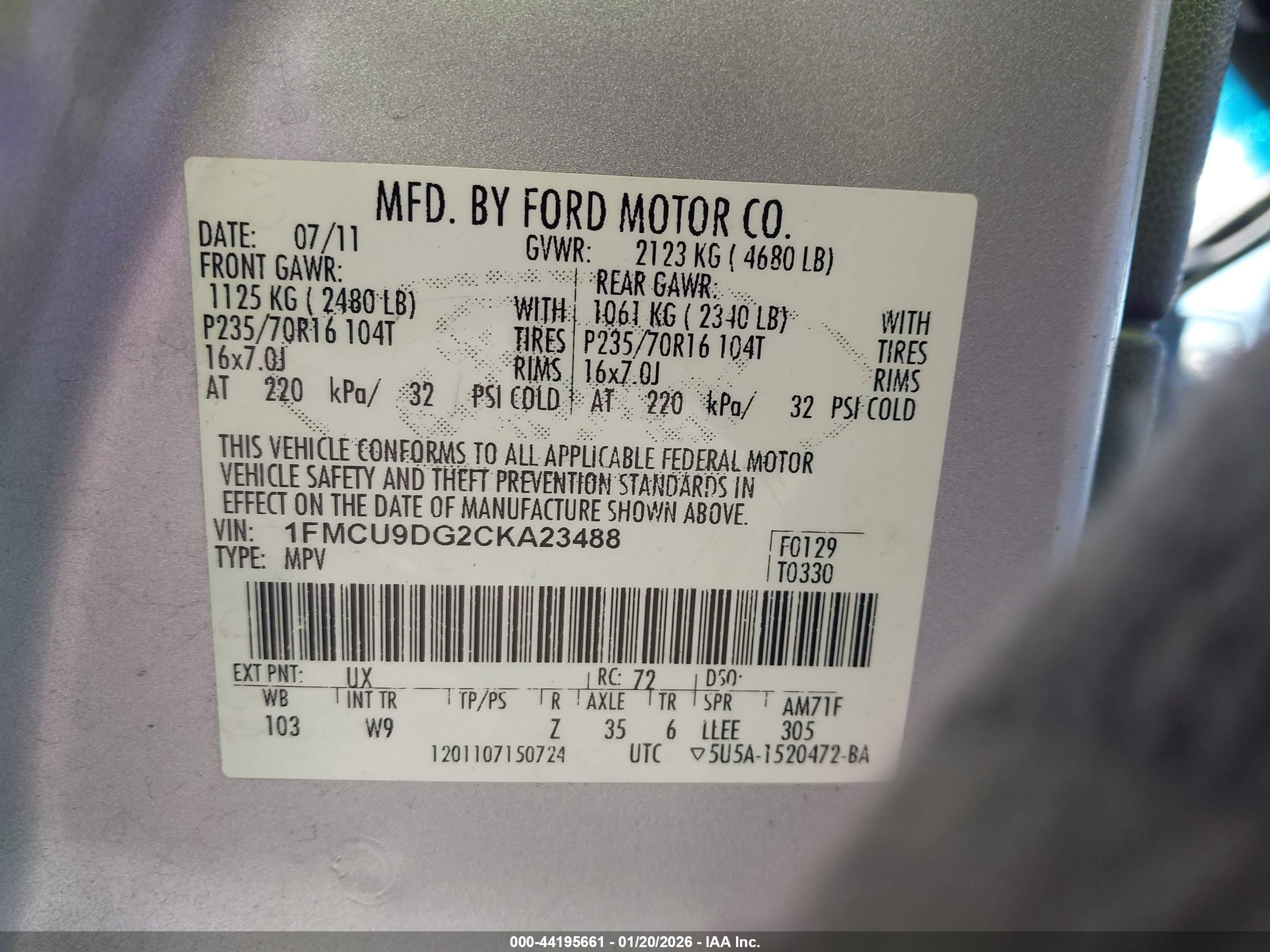 FORD ESCAPE image 9