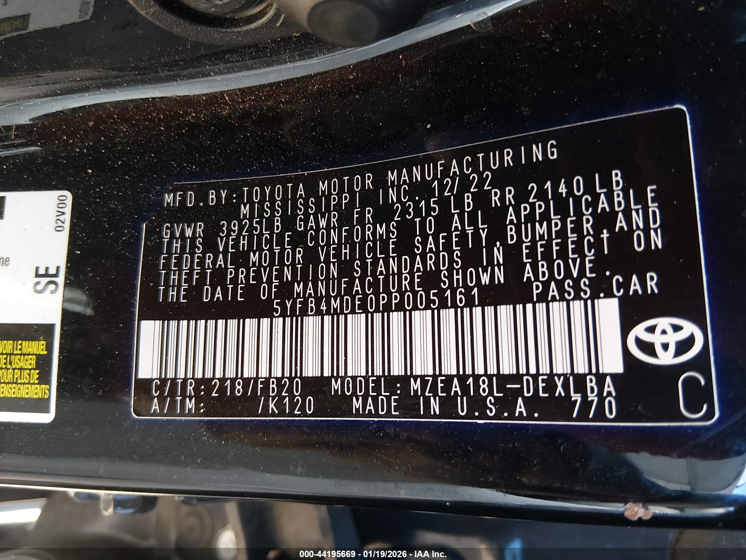 TOYOTA COROLLA image 9