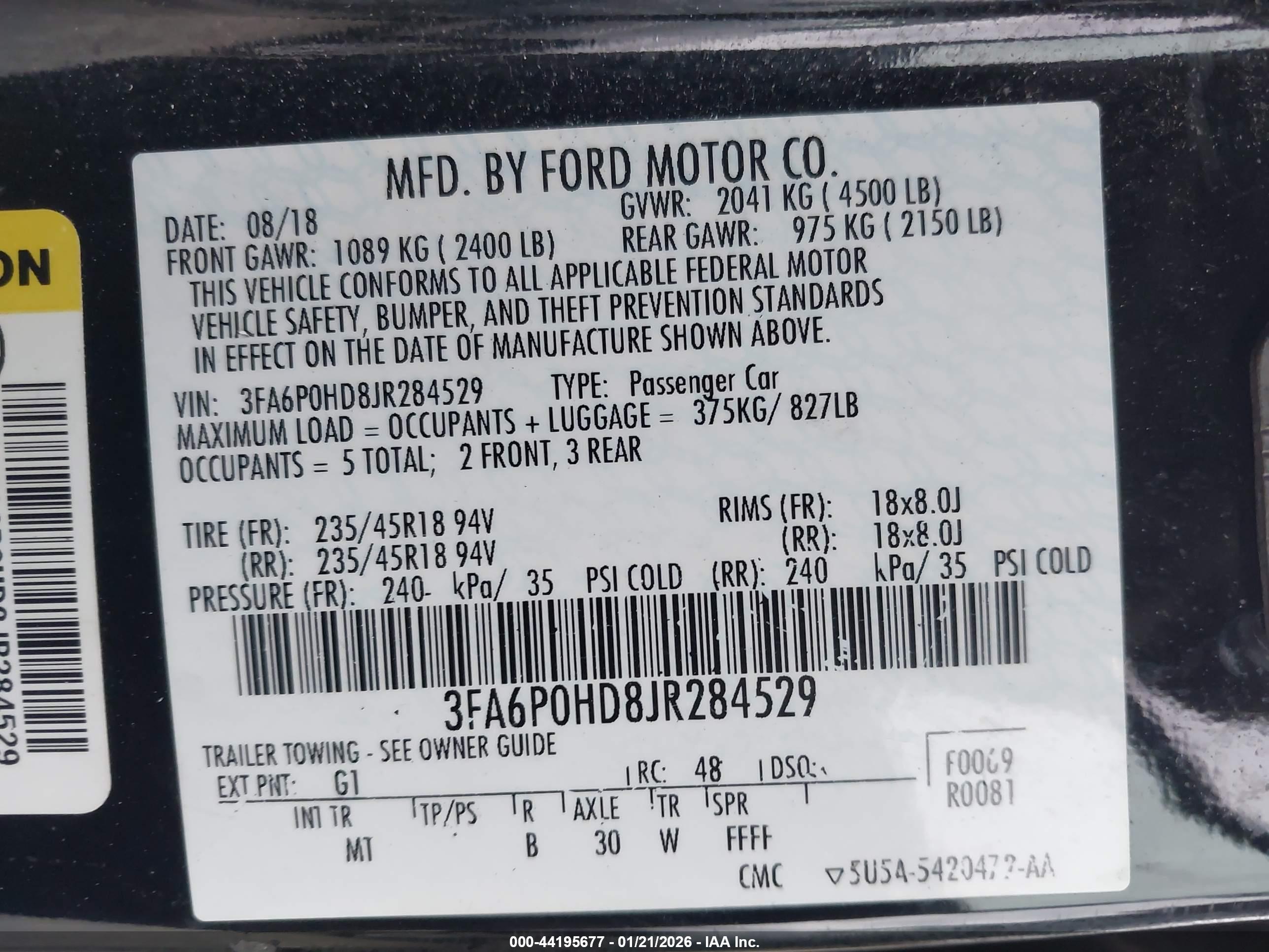 FORD FUSION image 9