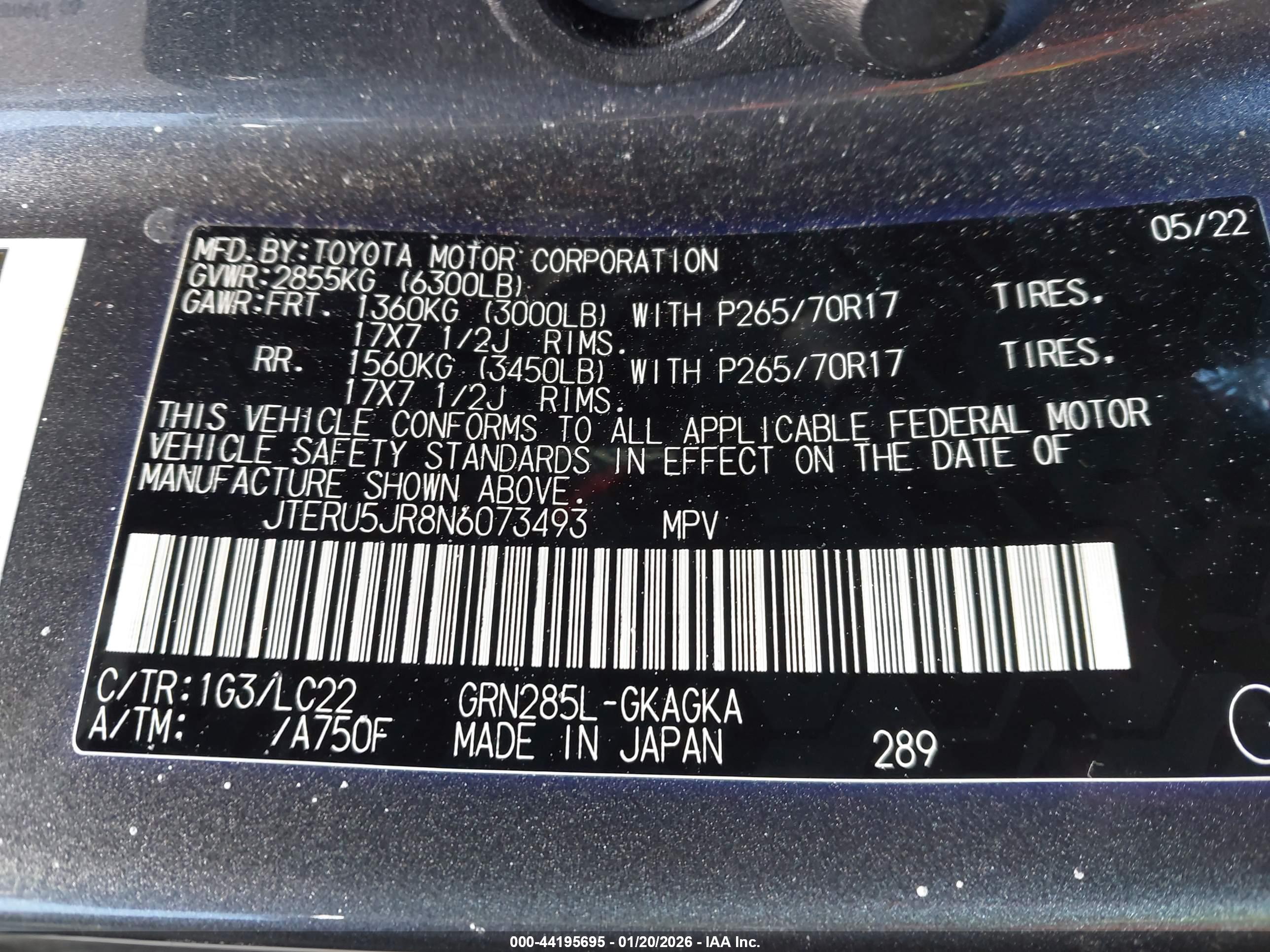 TOYOTA 4RUNNER image 9