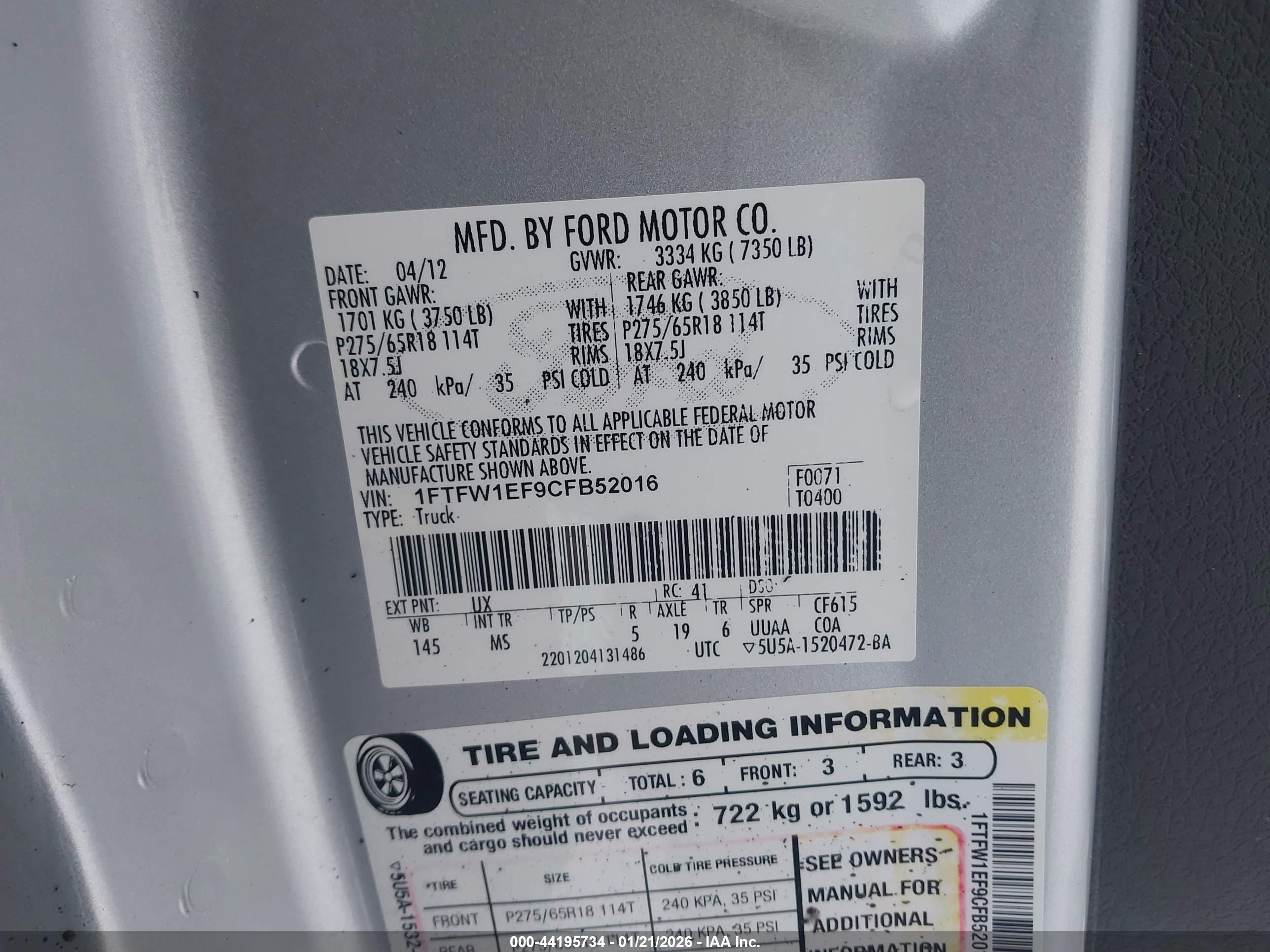 FORD F-150 image 9