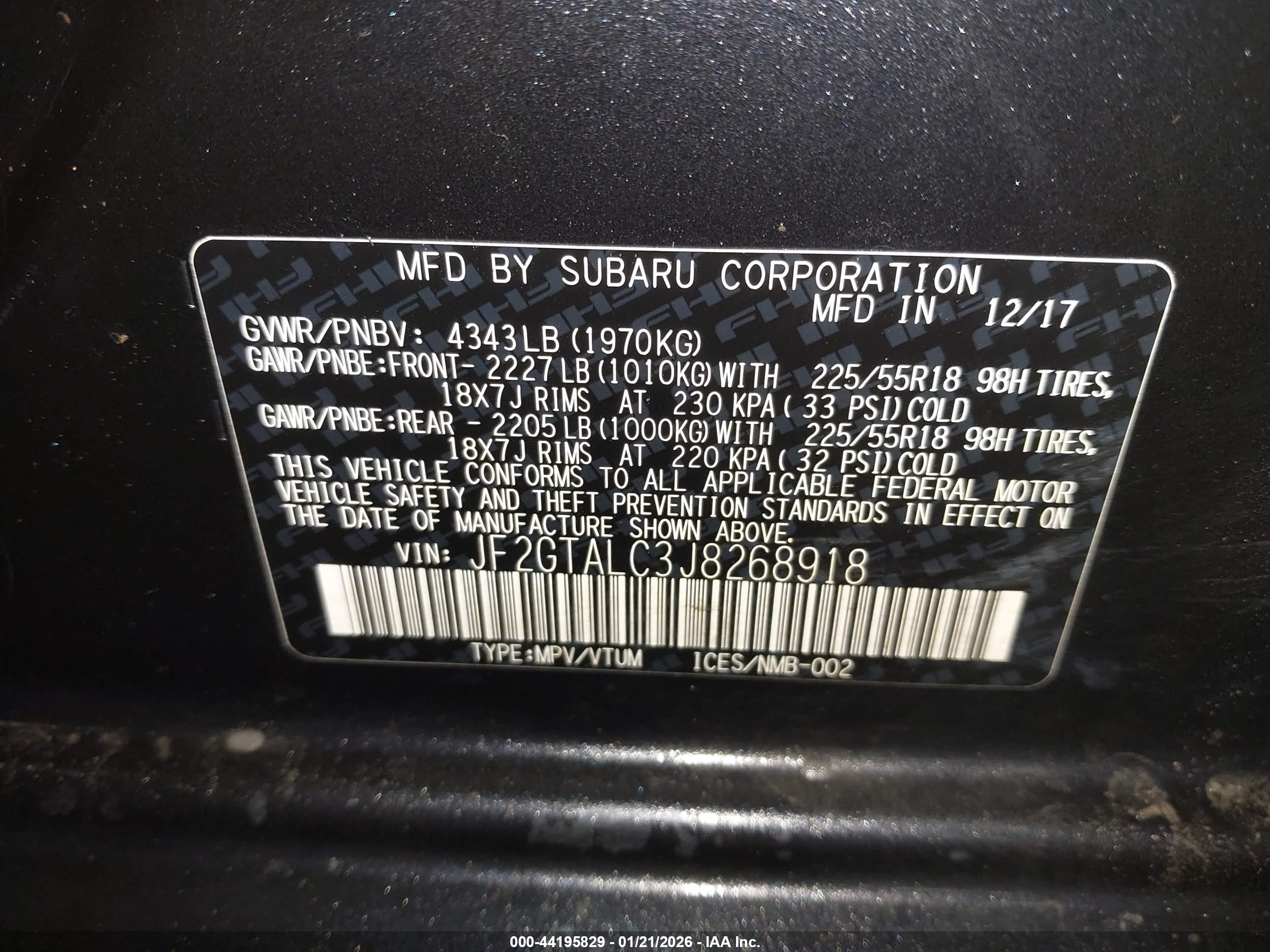 SUBARU CROSSTREK image 9