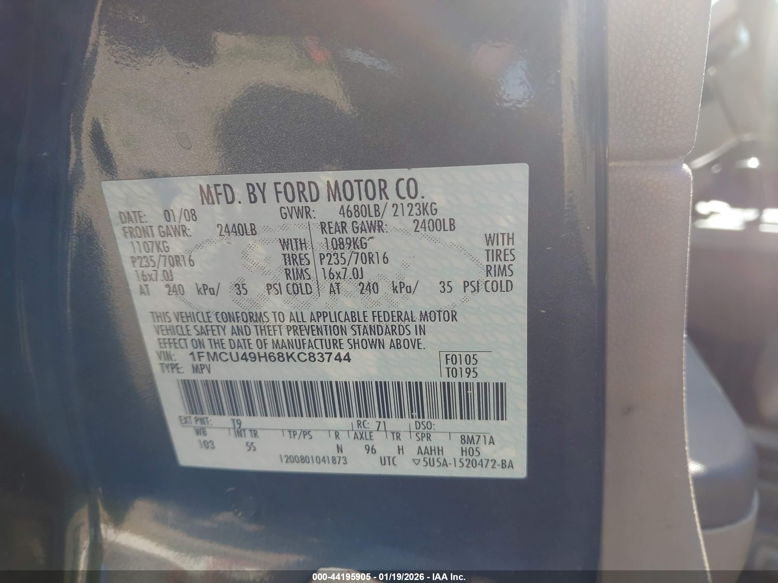 FORD ESCAPE image 9