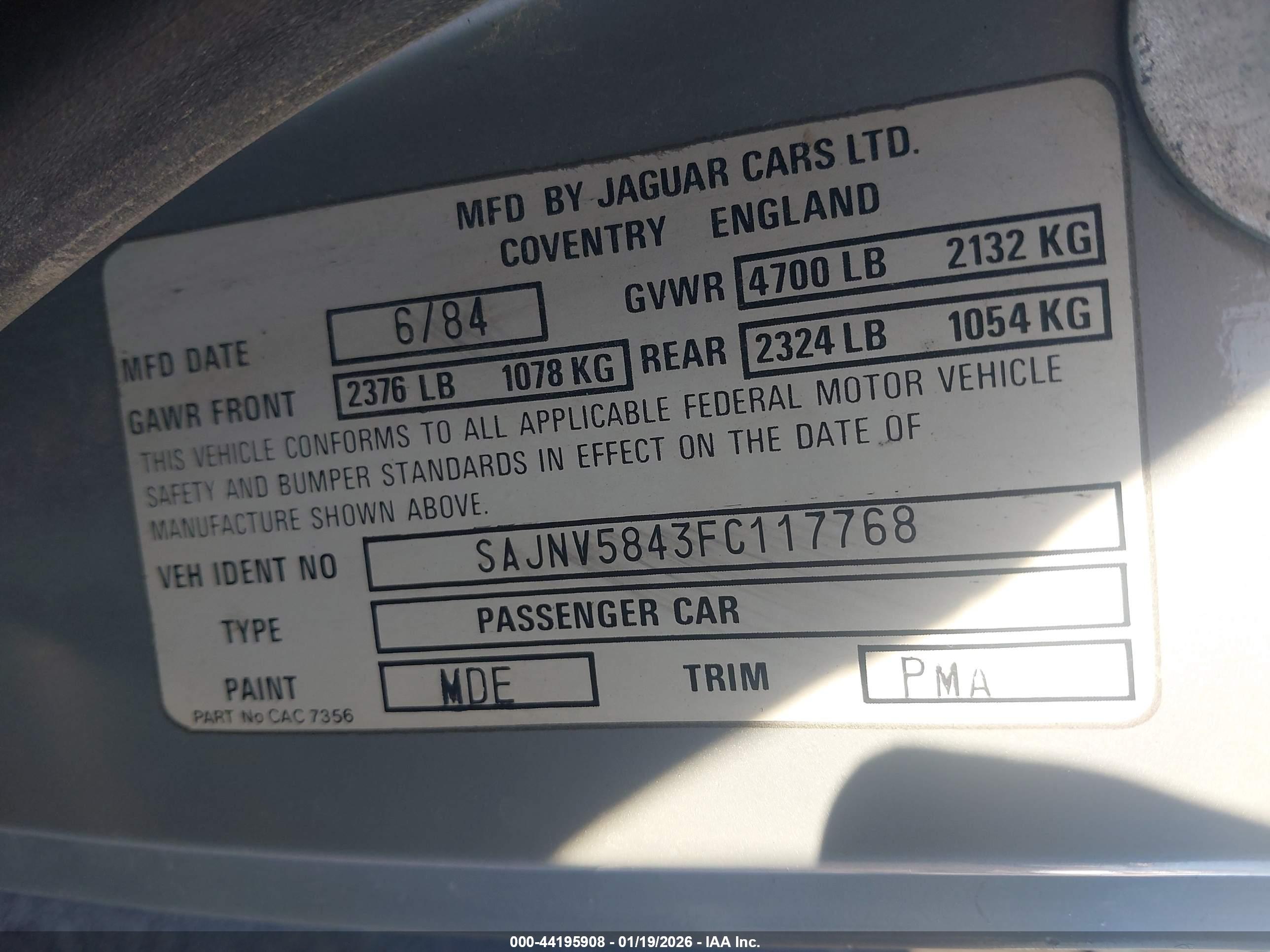 JAGUAR XJS image 9