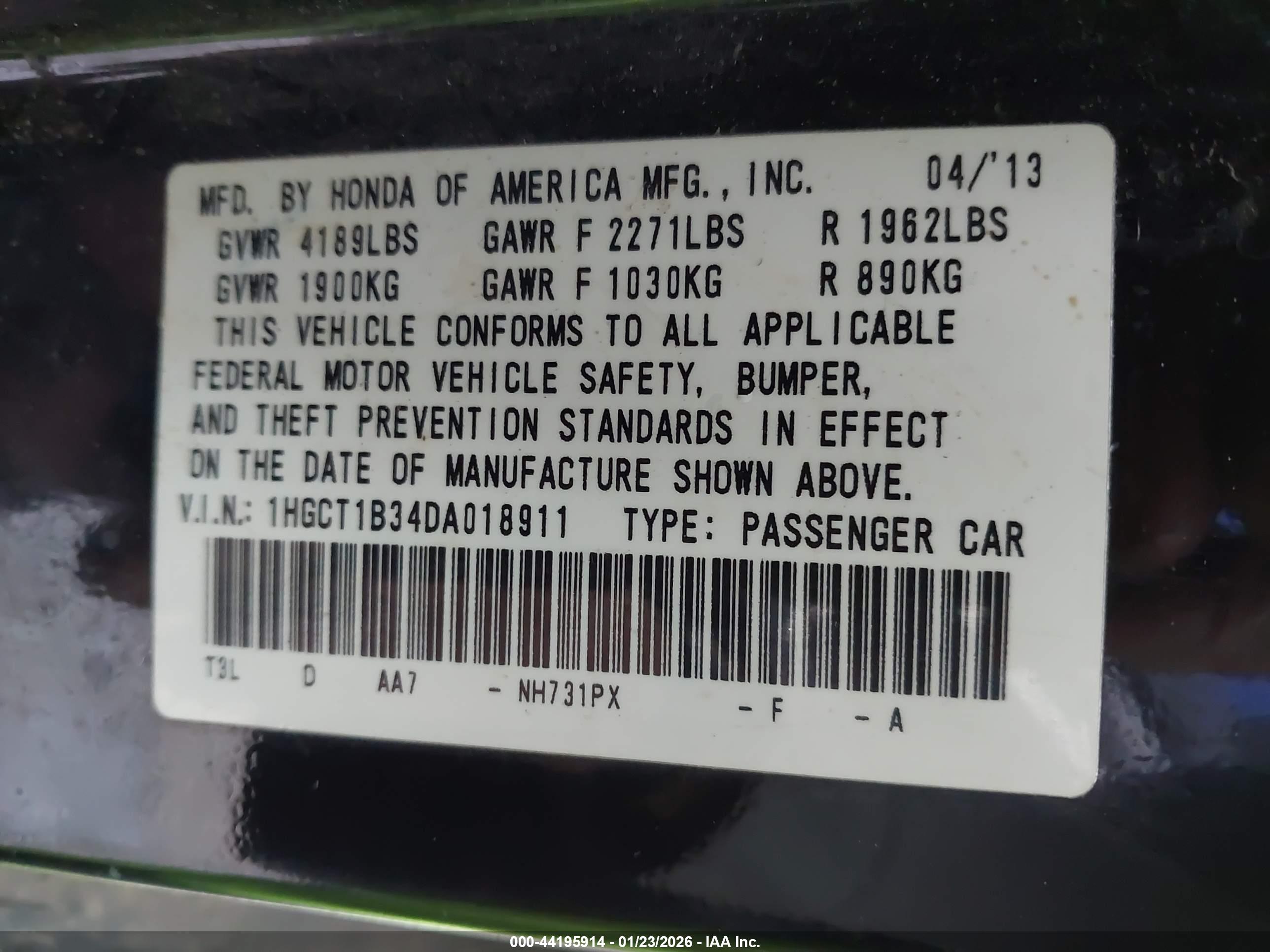 HONDA ACCORD image 9