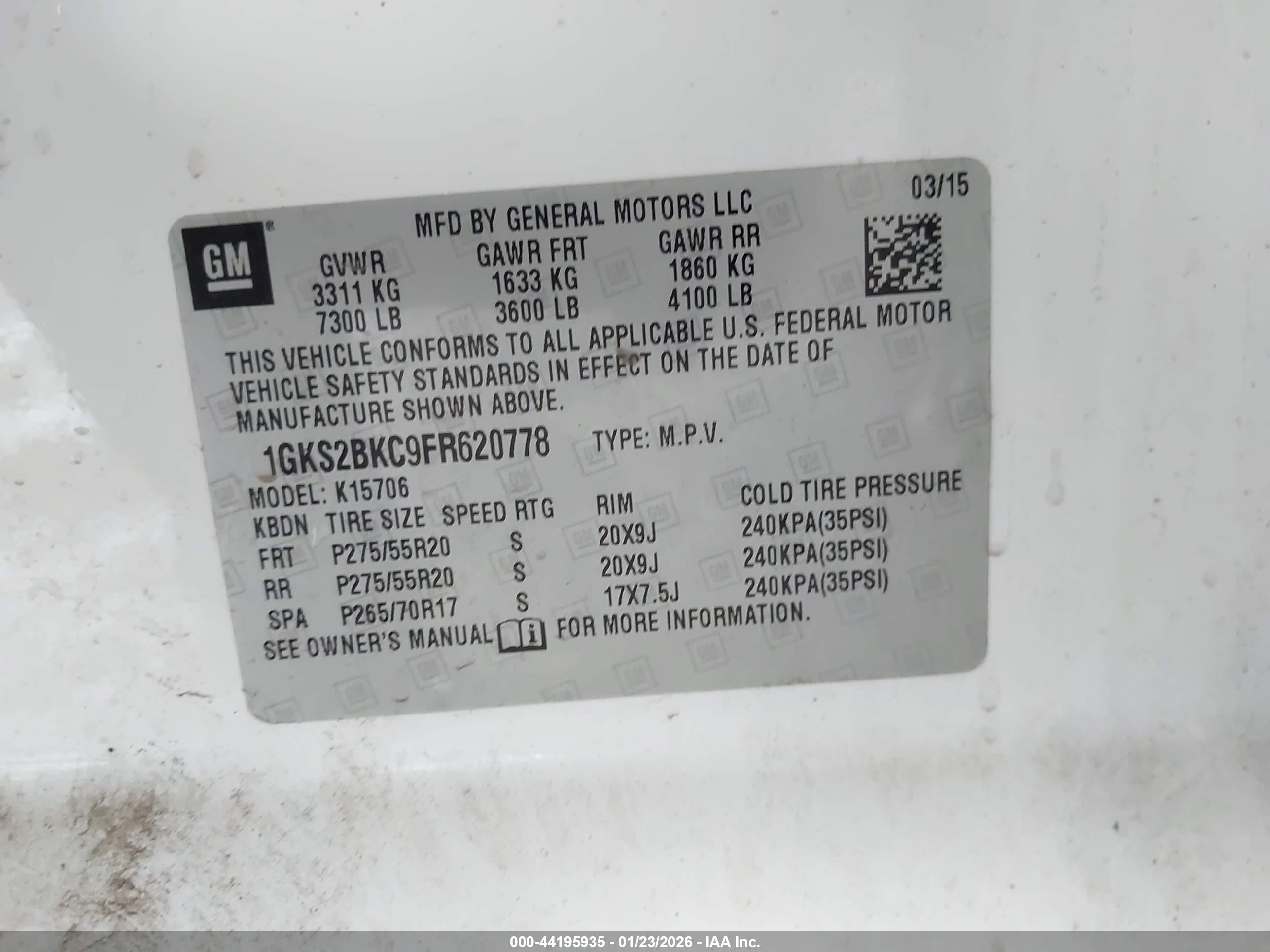 GMC YUKON image 9
