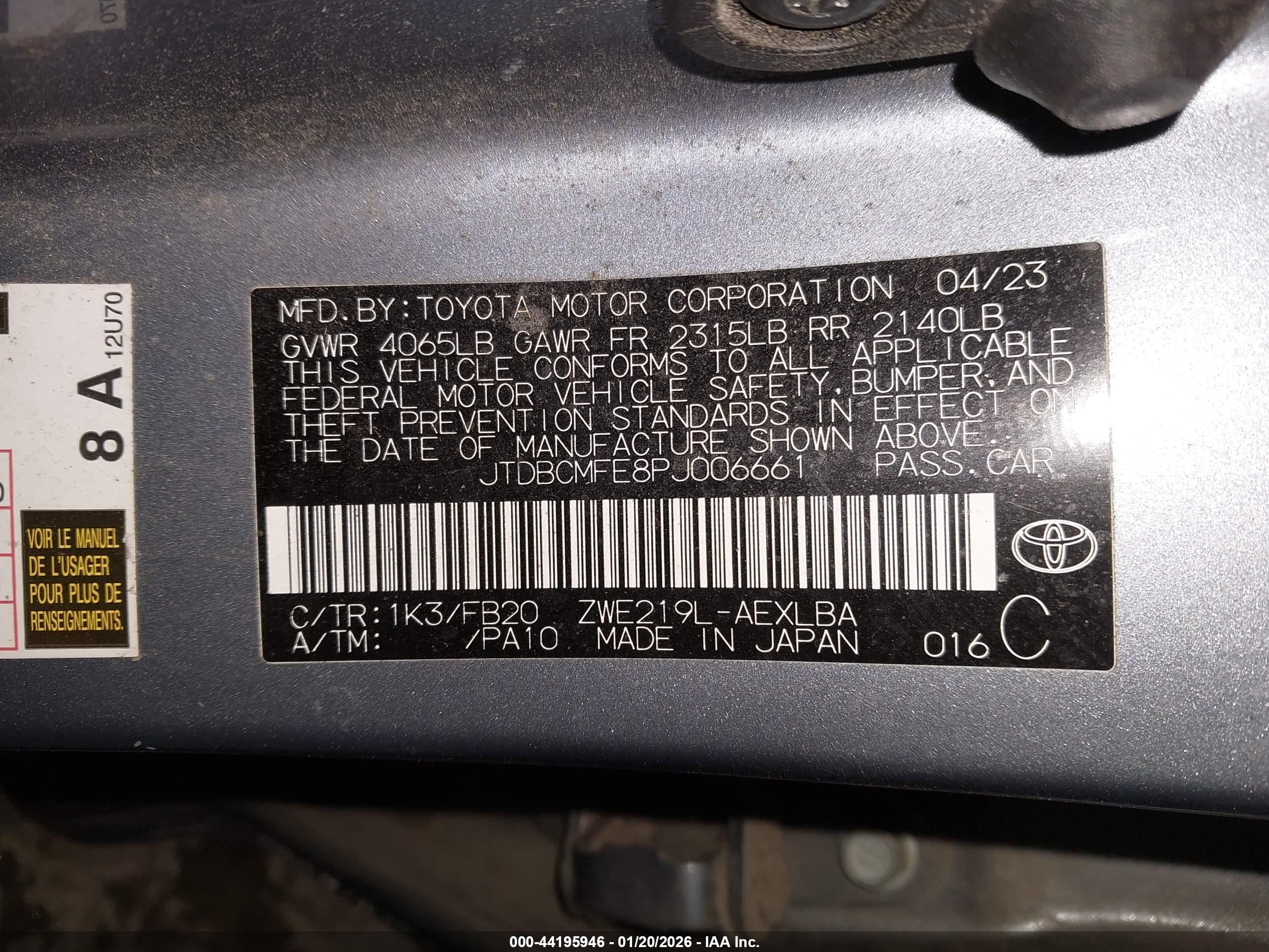 TOYOTA COROLLA image 9