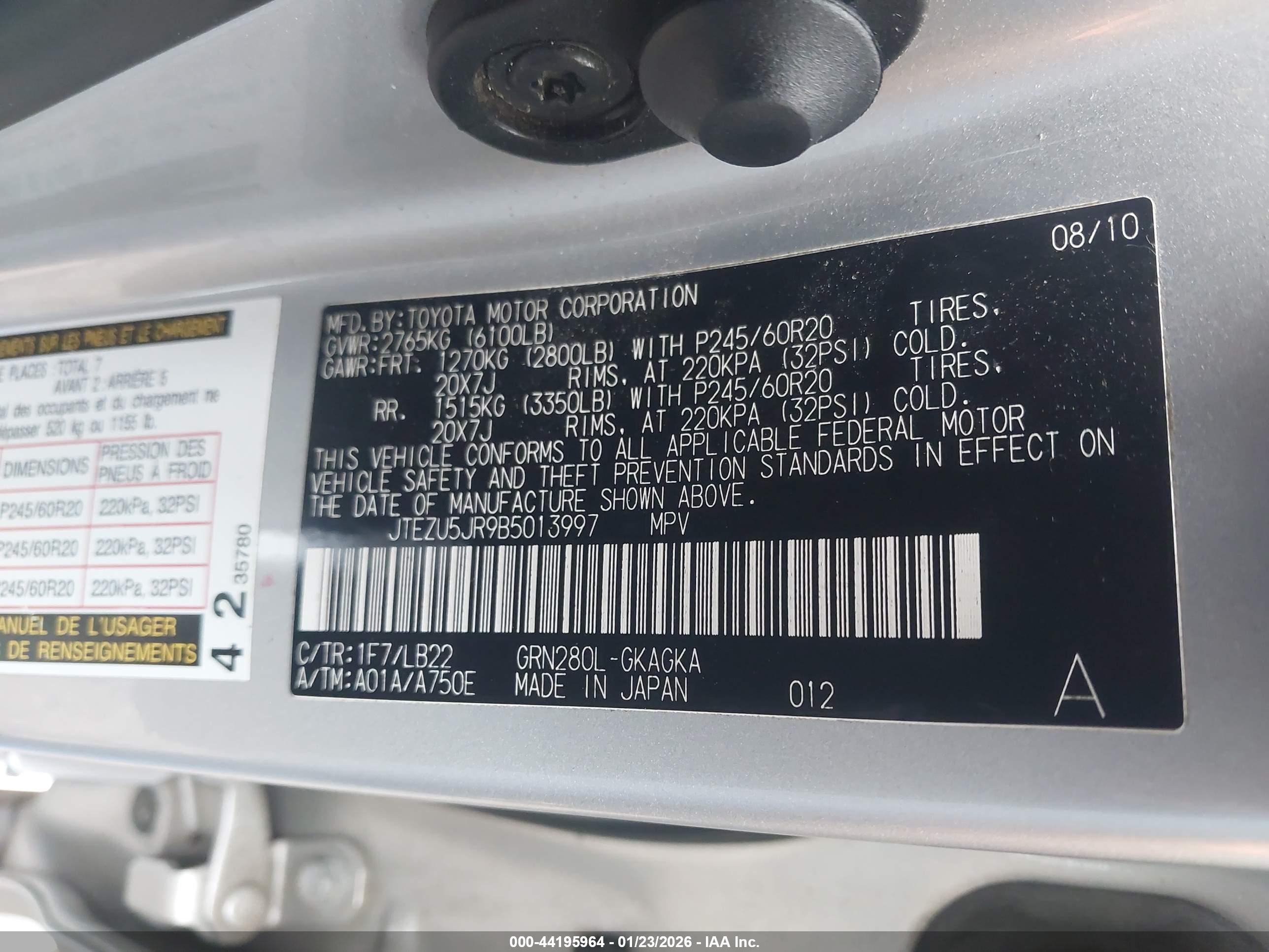 TOYOTA 4RUNNER image 9