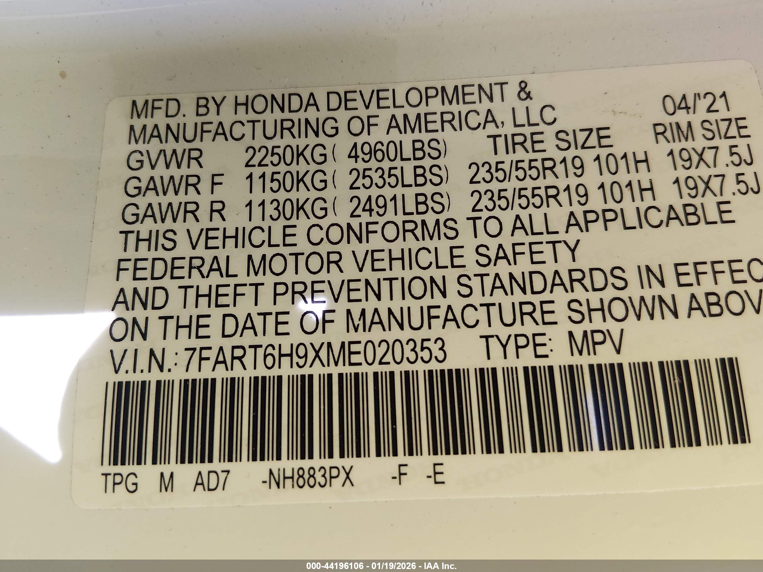 HONDA CR-V image 9