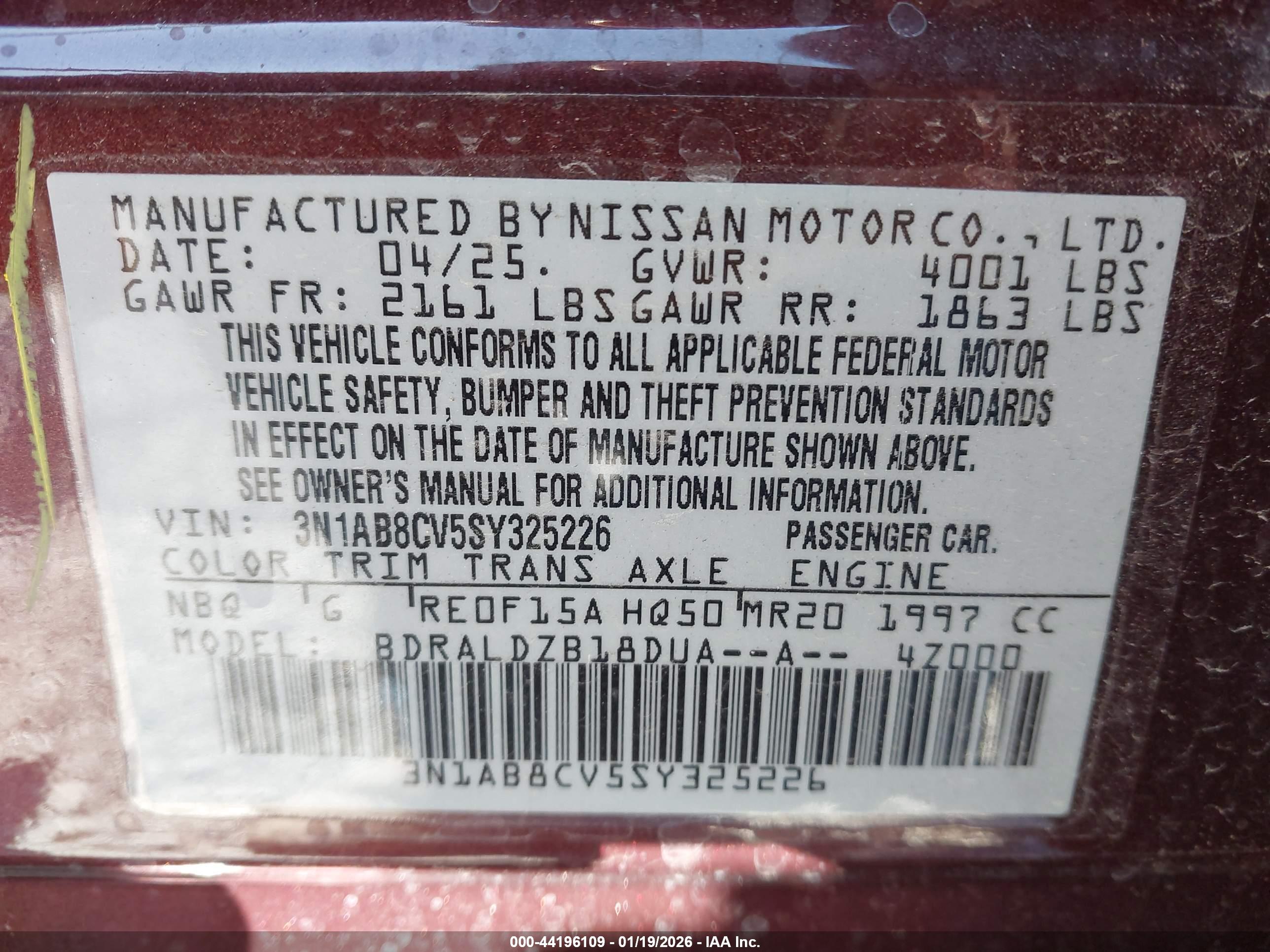 NISSAN SENTRA image 9