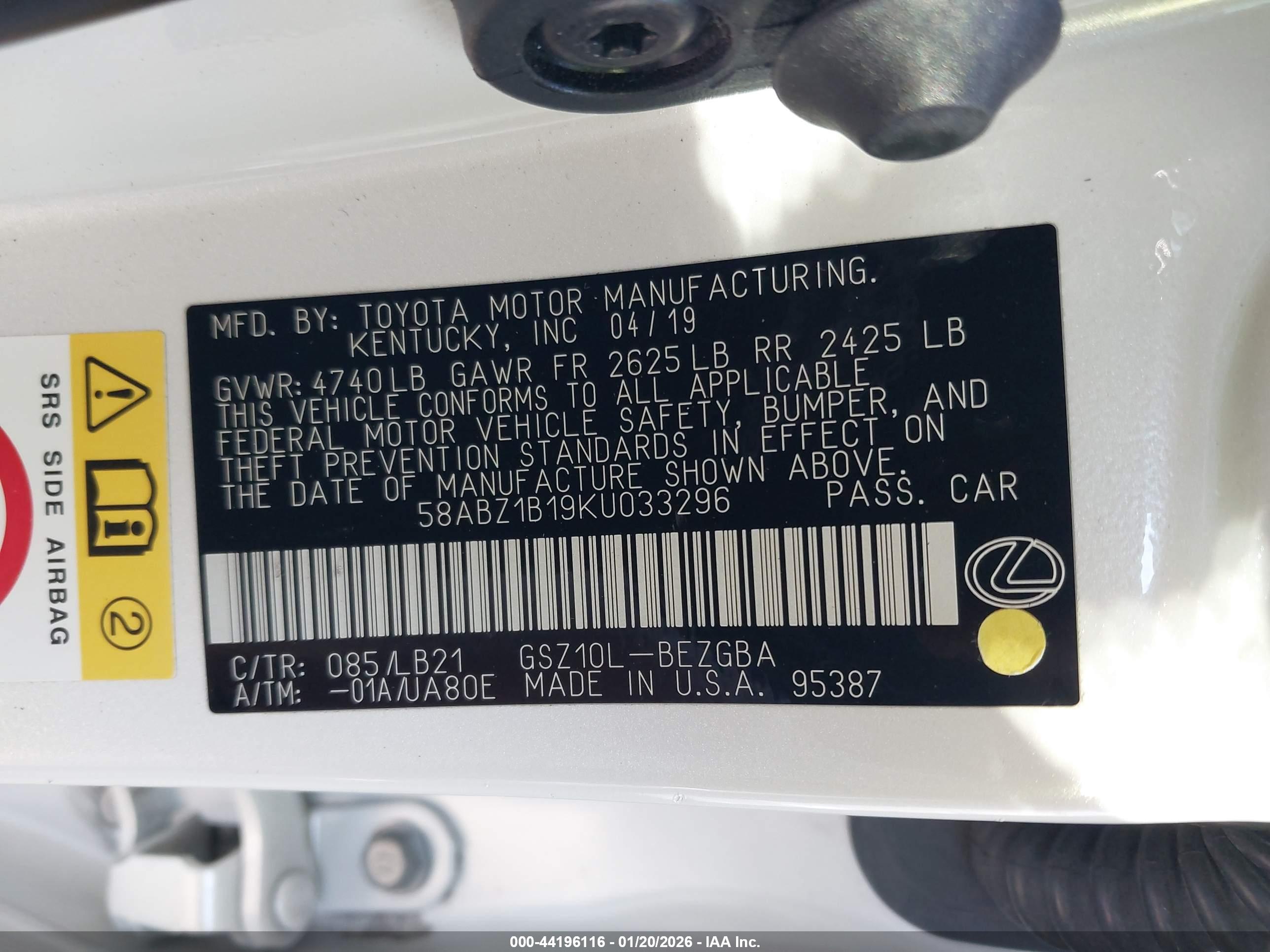 LEXUS ES image 9
