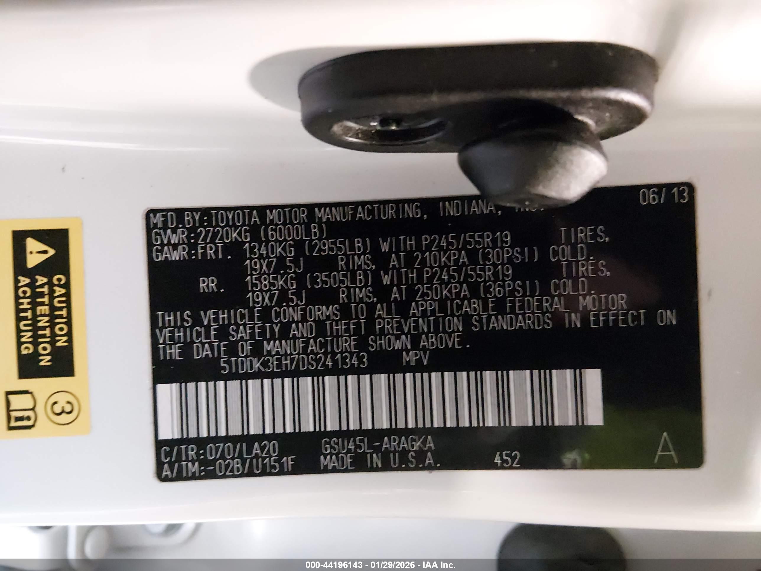 TOYOTA HIGHLANDER image 9