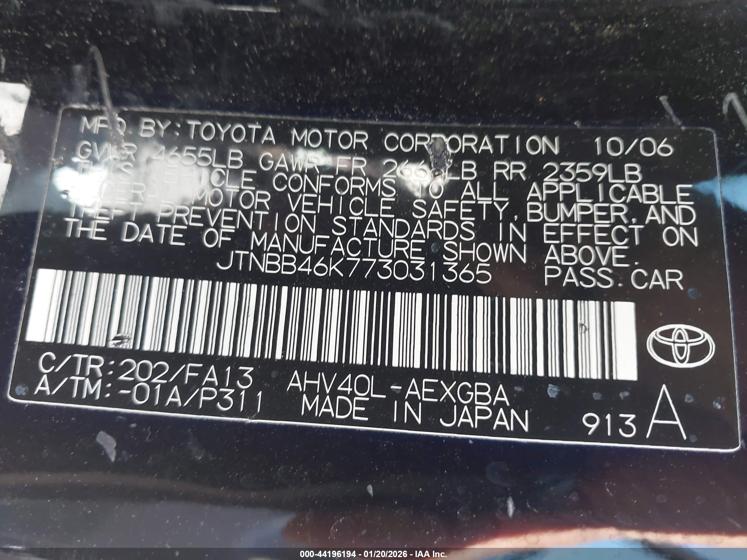 TOYOTA CAMRY image 9
