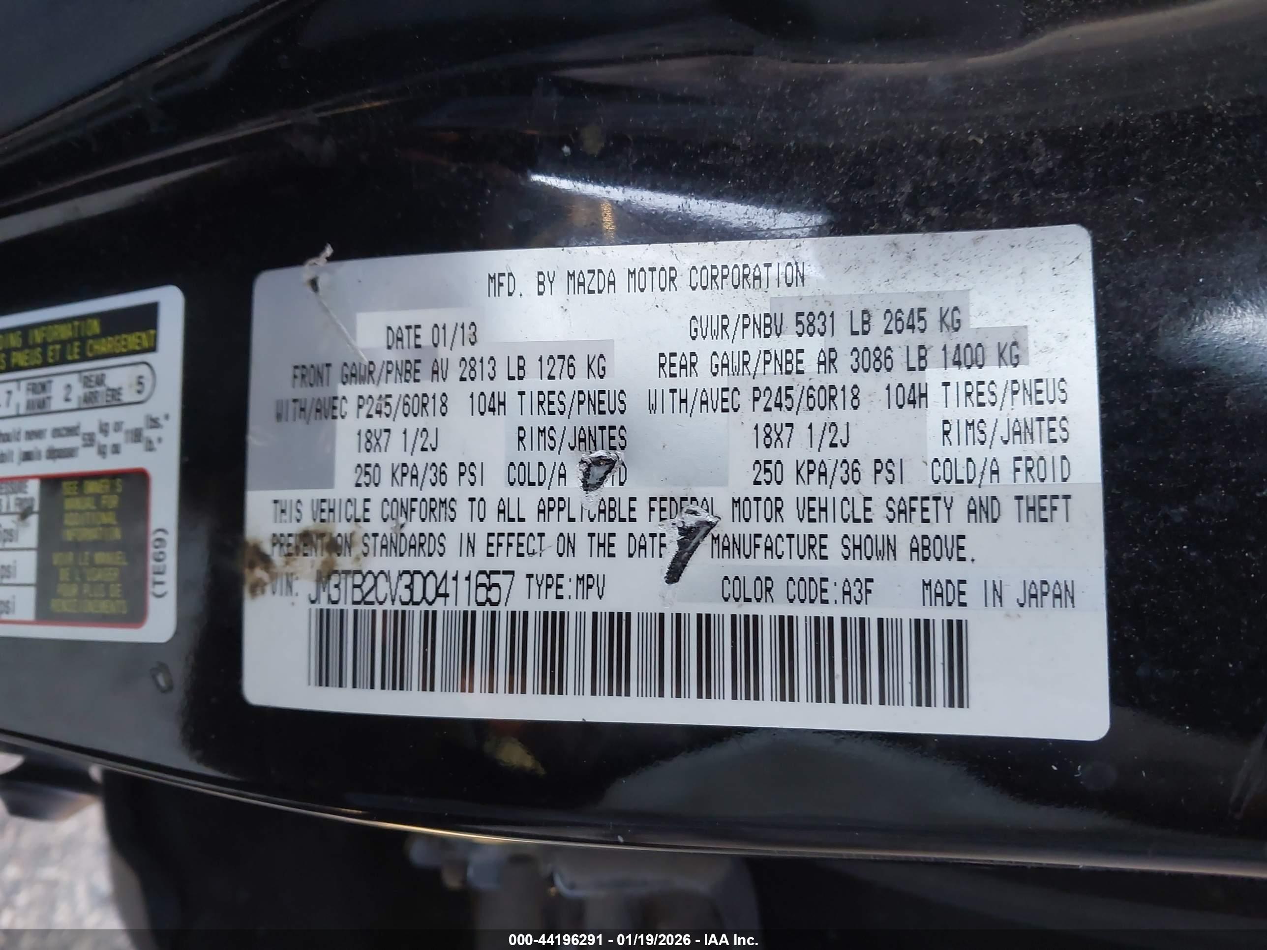 MAZDA CX-9 image 9