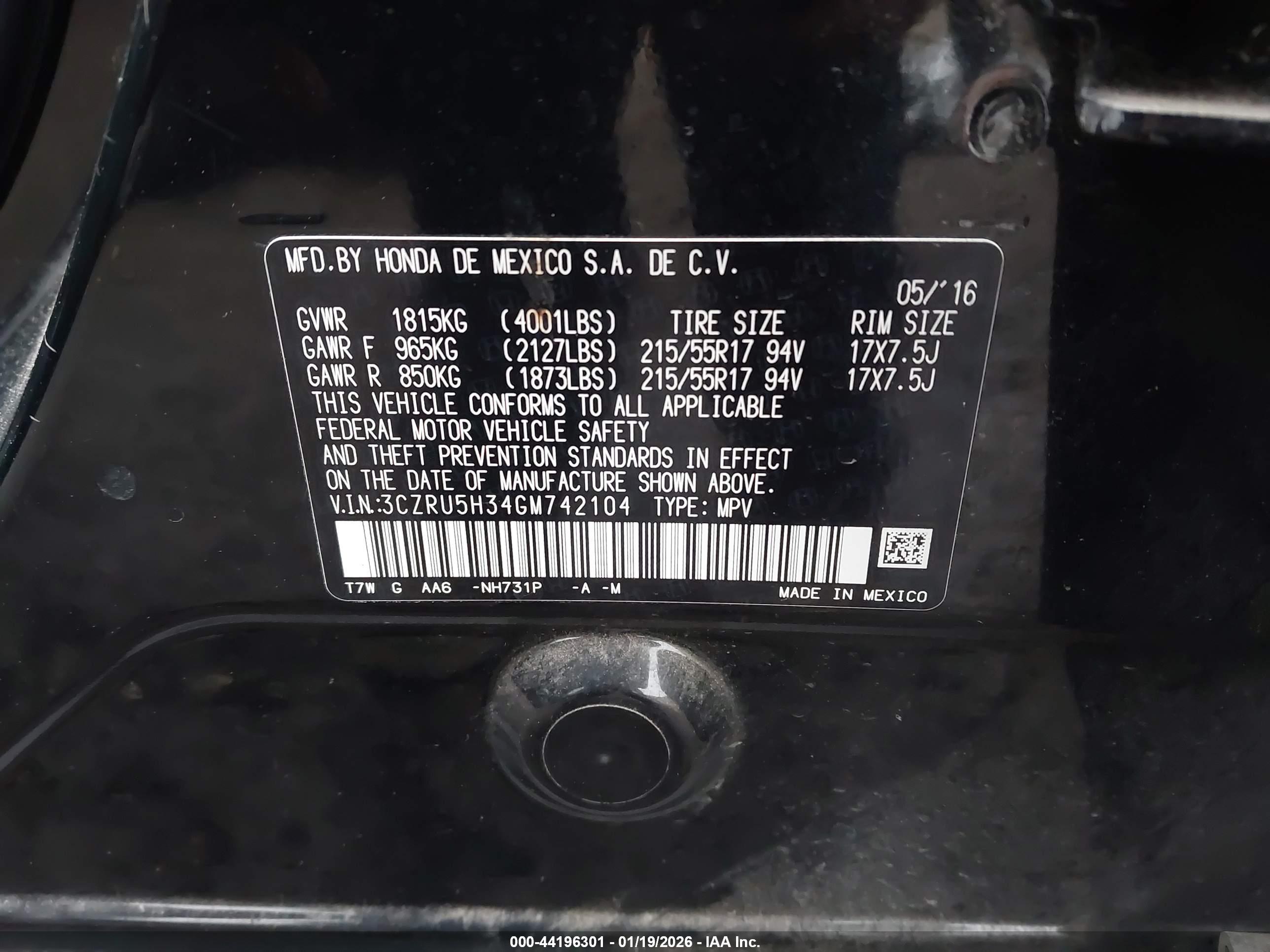 HONDA HR-V image 9