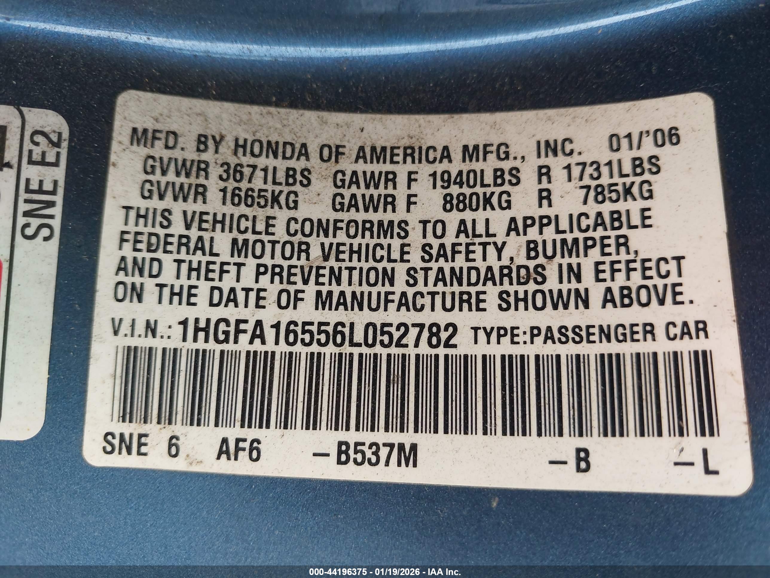 HONDA CIVIC image 9