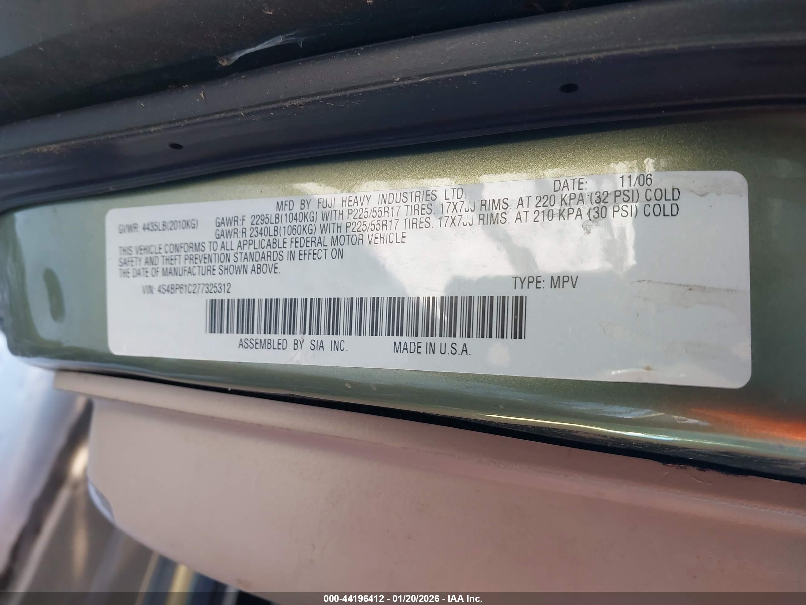 SUBARU OUTBACK image 9