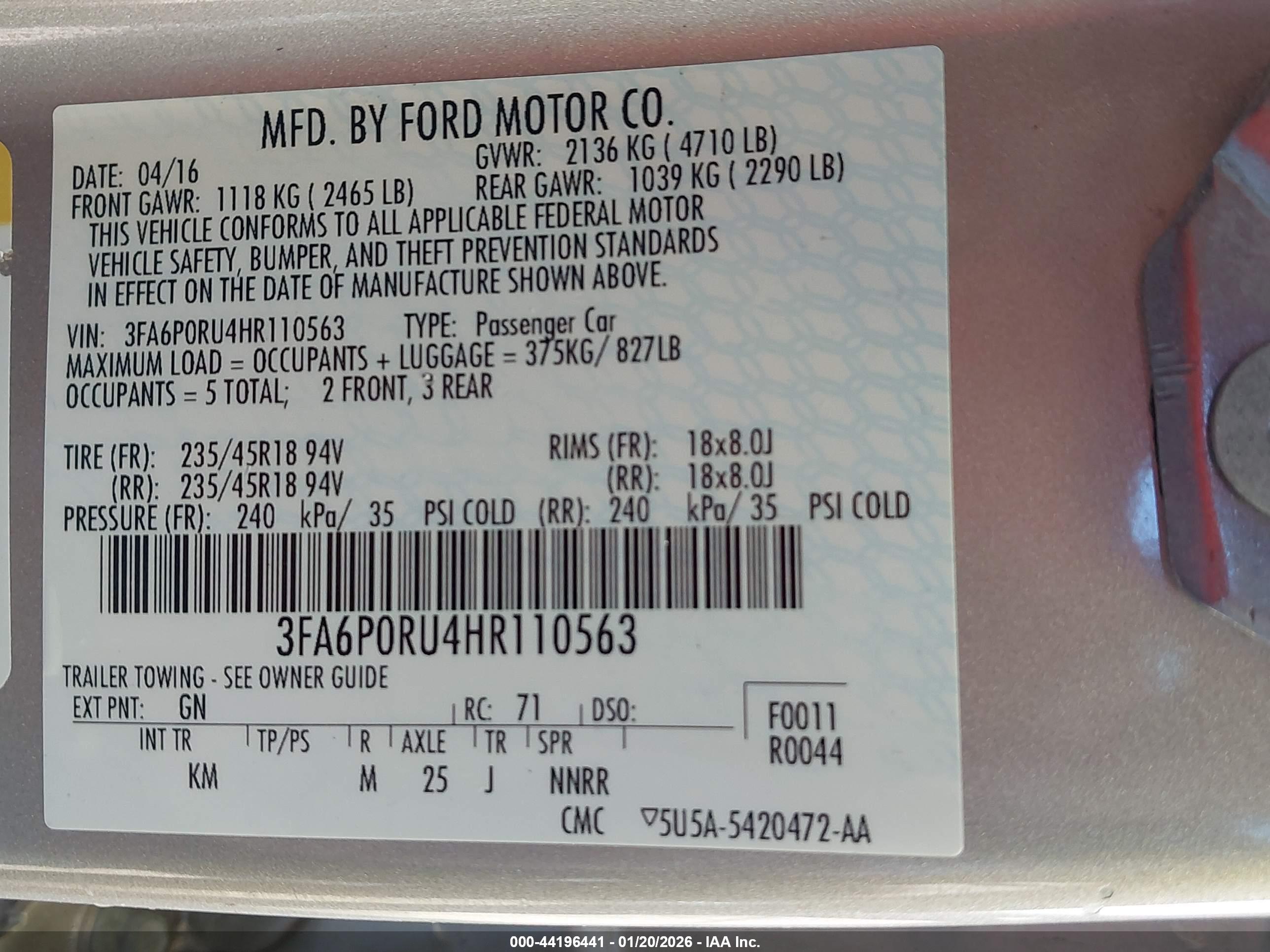 FORD FUSION image 9