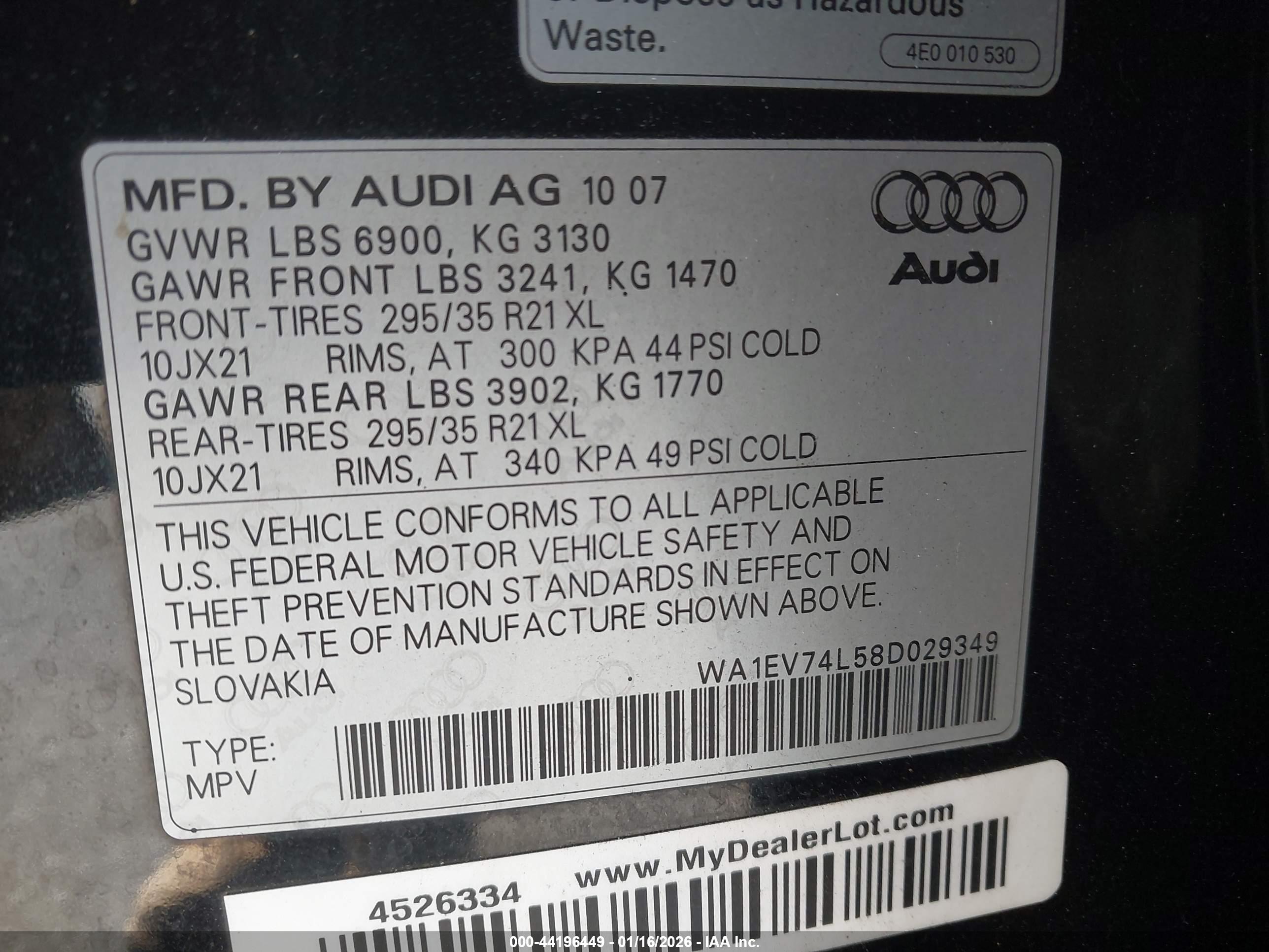 AUDI Q7 image 9