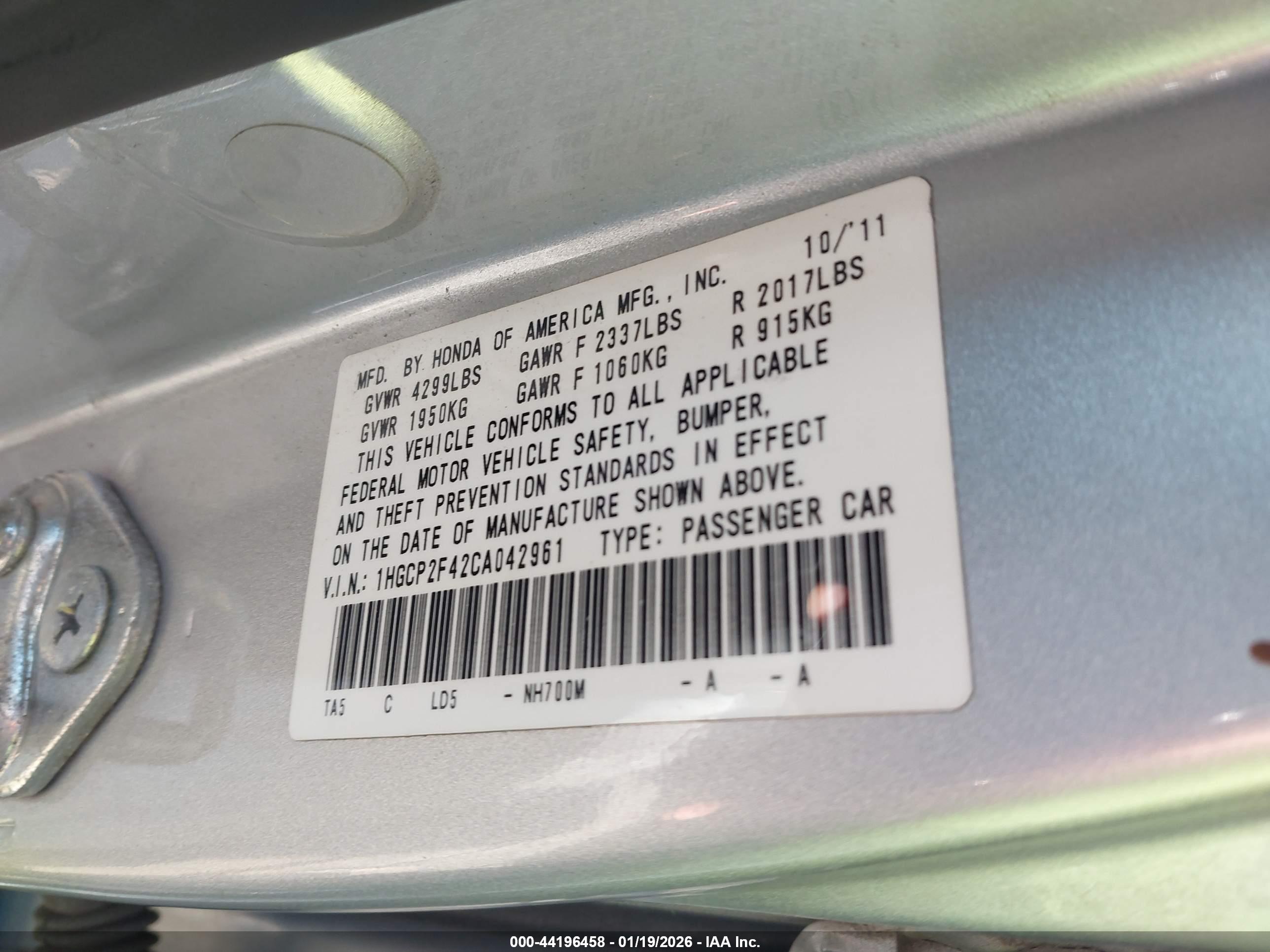 HONDA ACCORD image 9