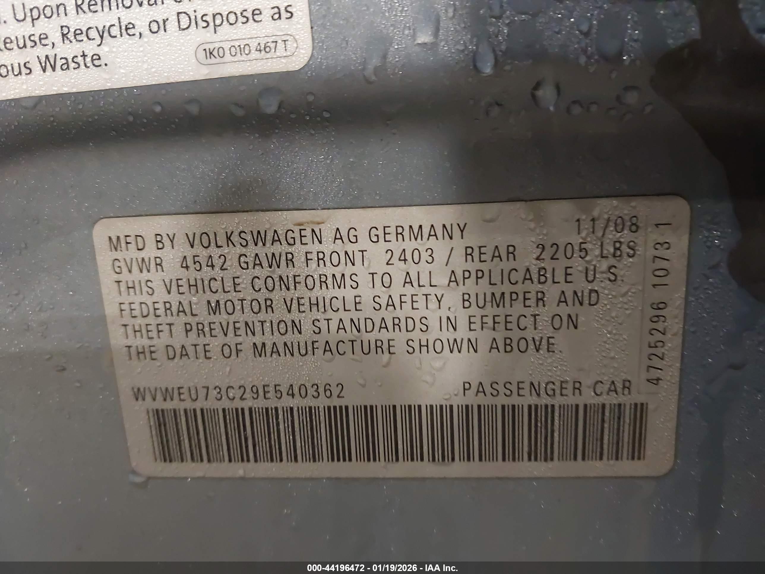 VOLKSWAGEN CC image 9
