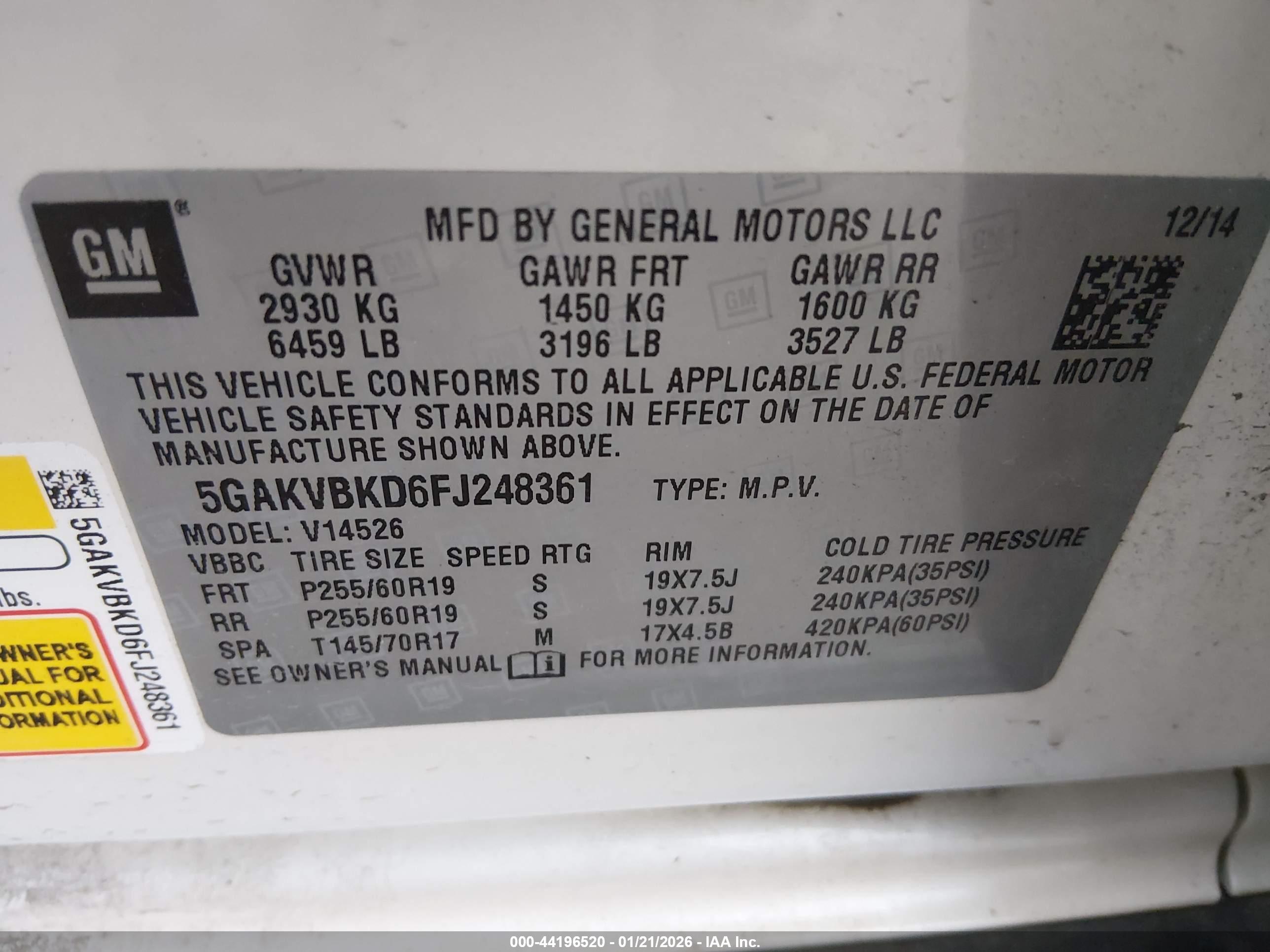 BUICK ENCLAVE image 9