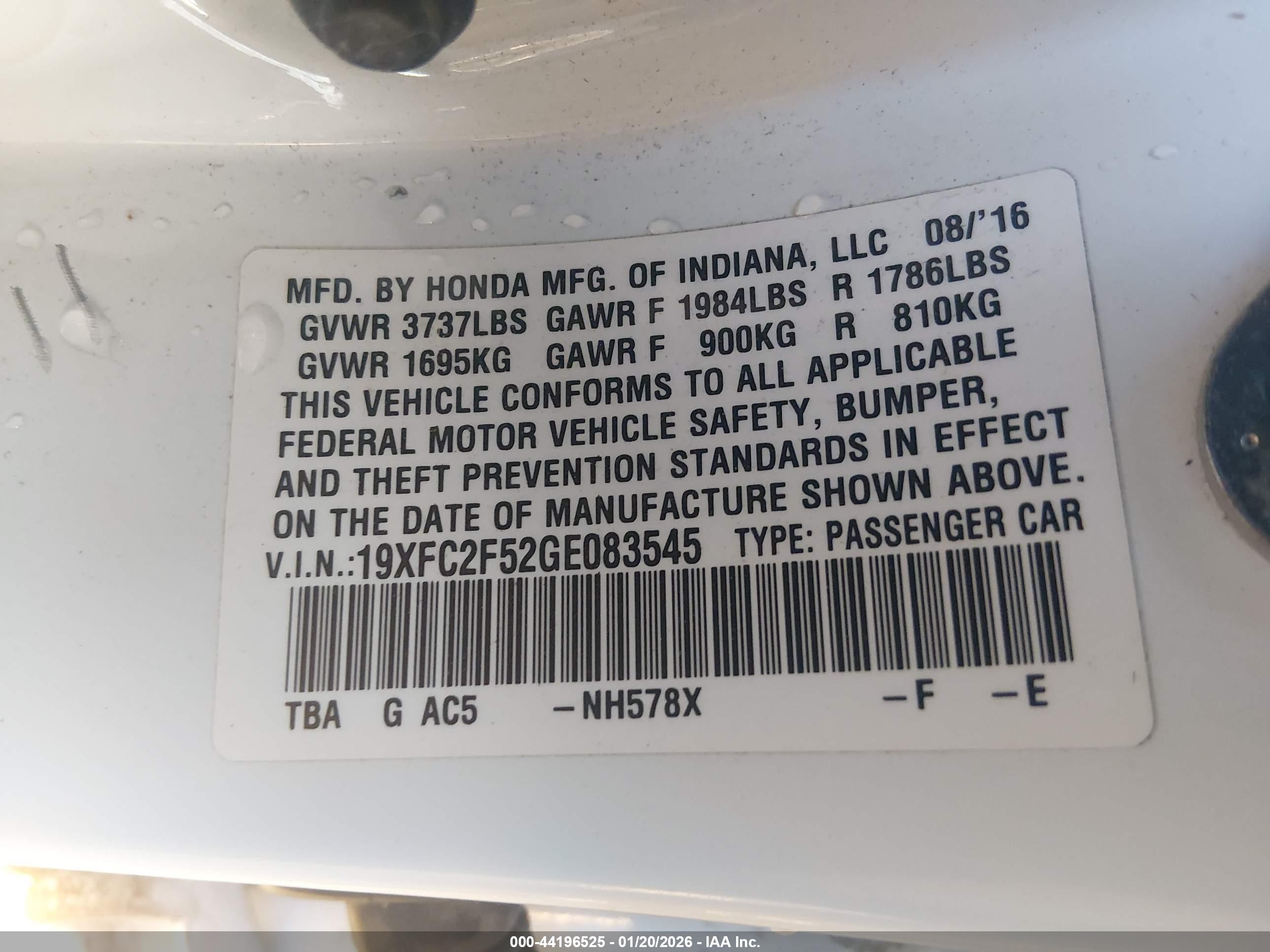 HONDA CIVIC image 9