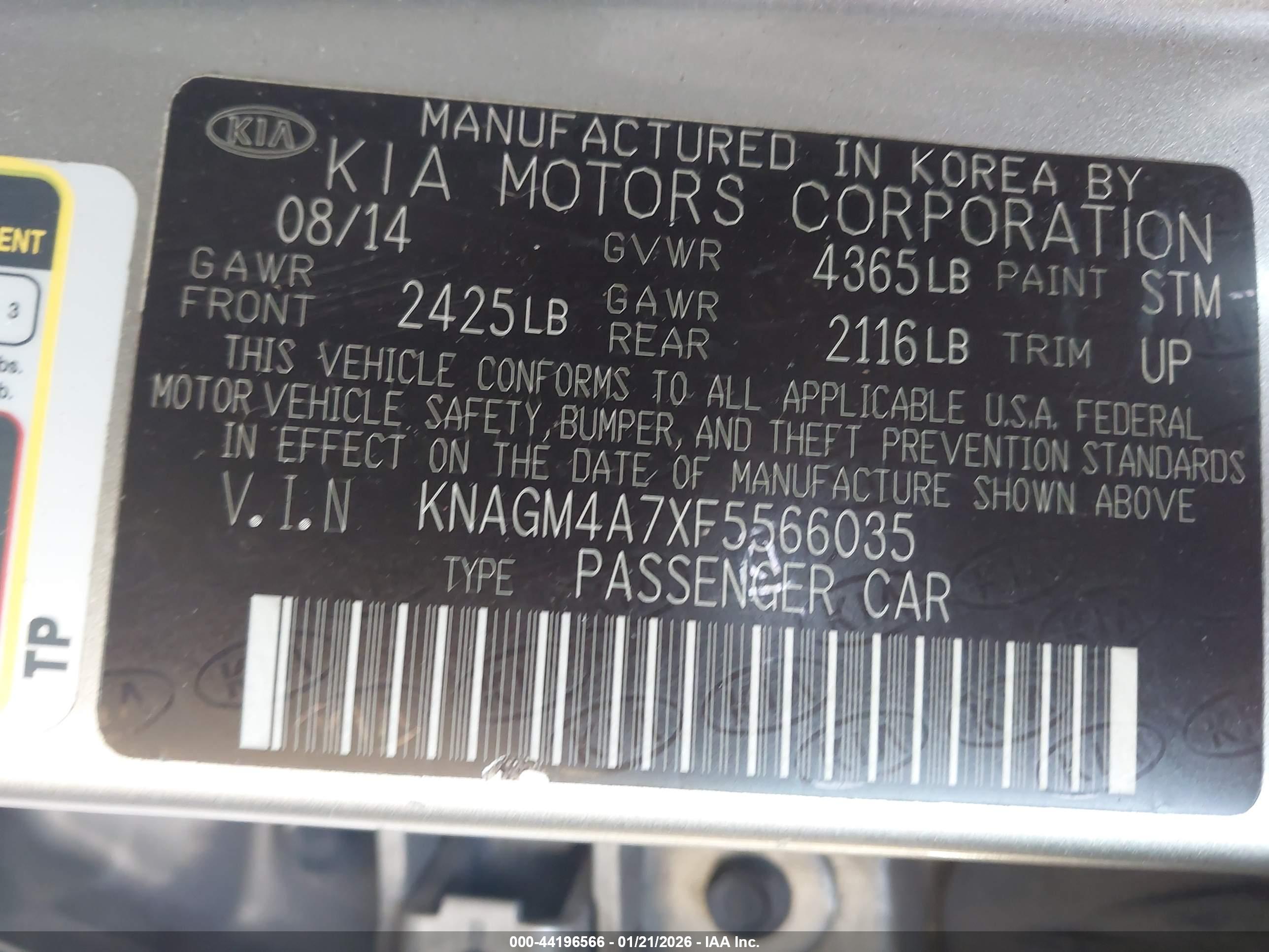 KIA OPTIMA image 9