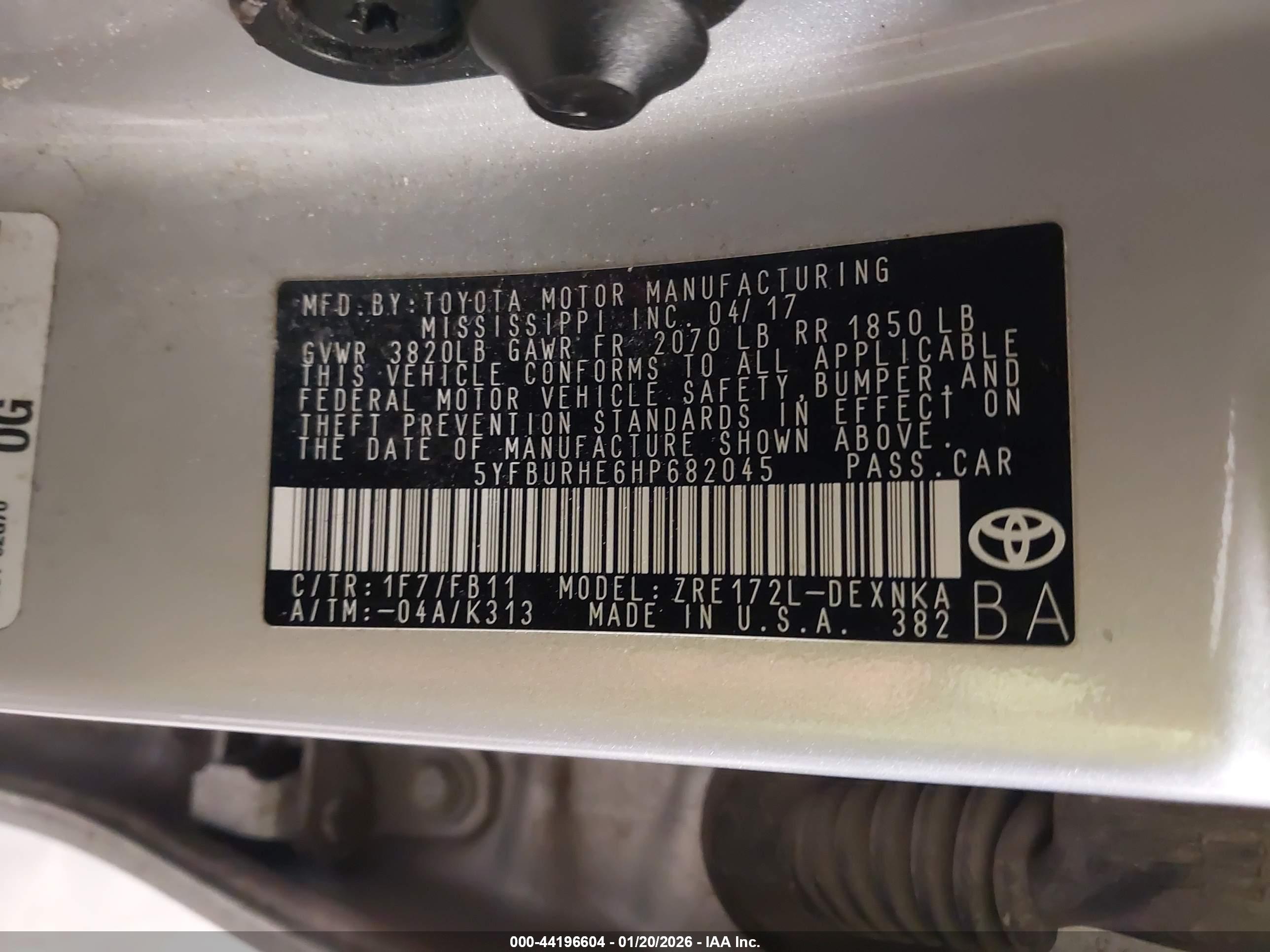 TOYOTA COROLLA image 9