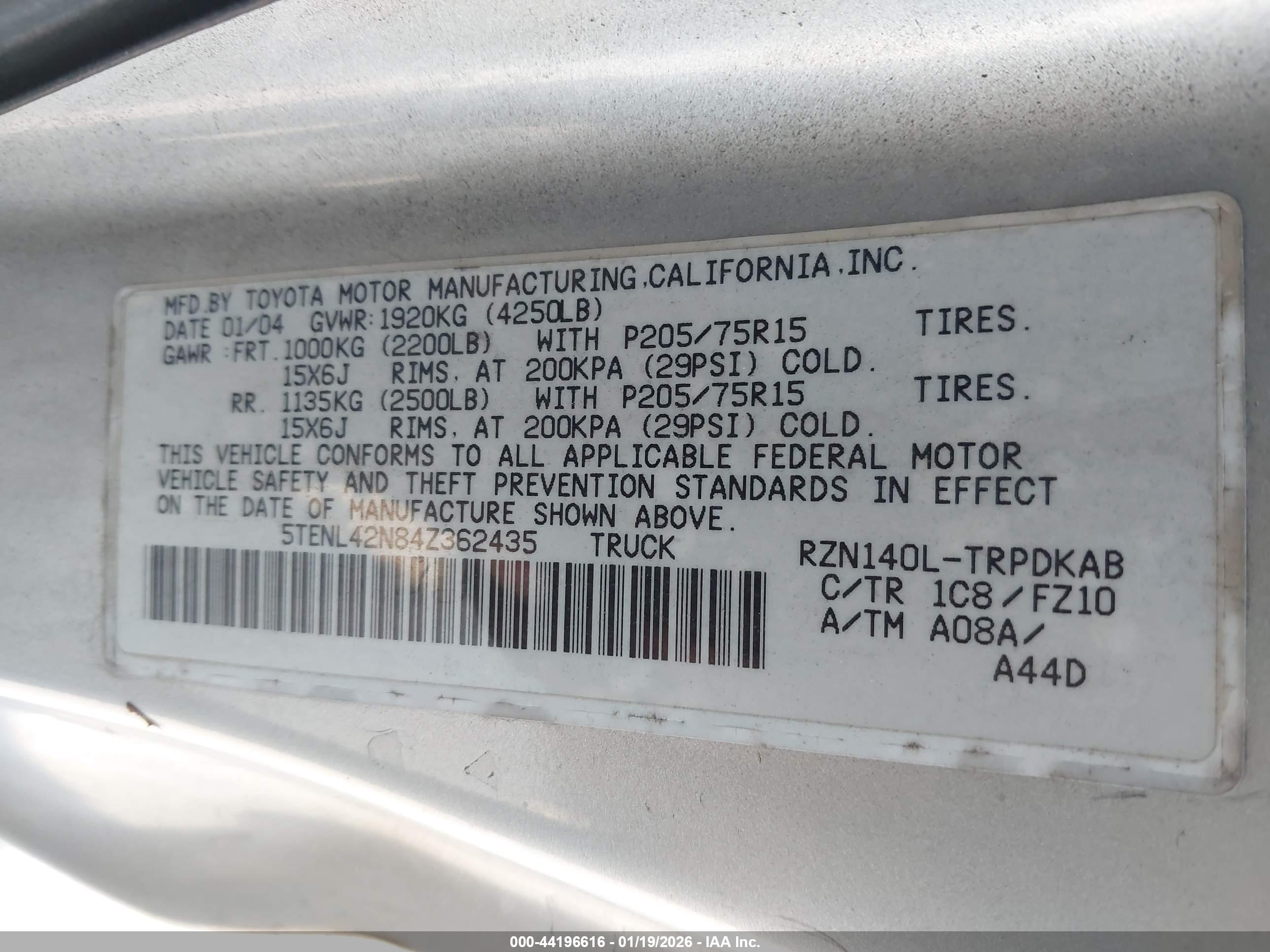 TOYOTA TACOMA image 9