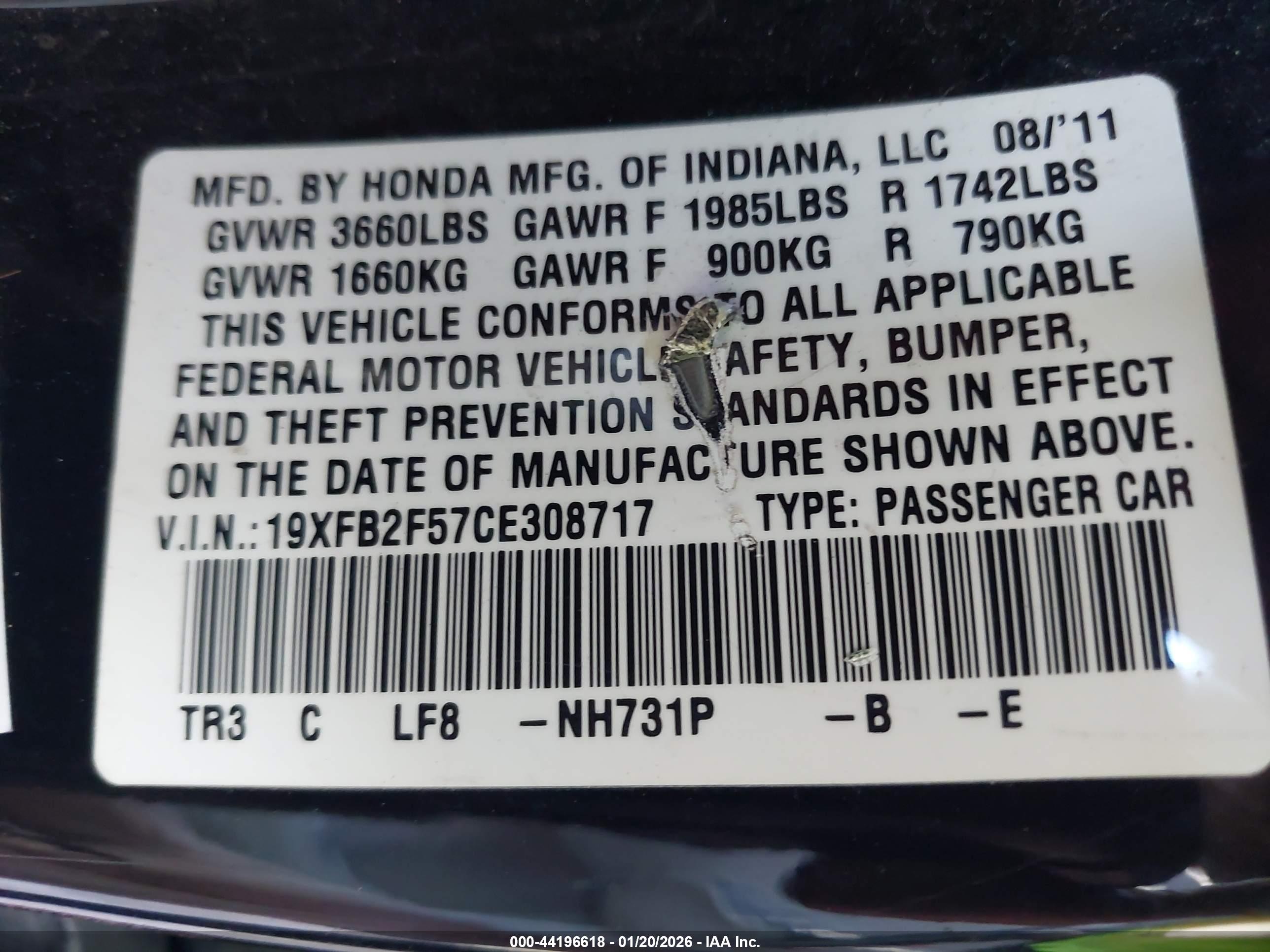HONDA CIVIC image 9