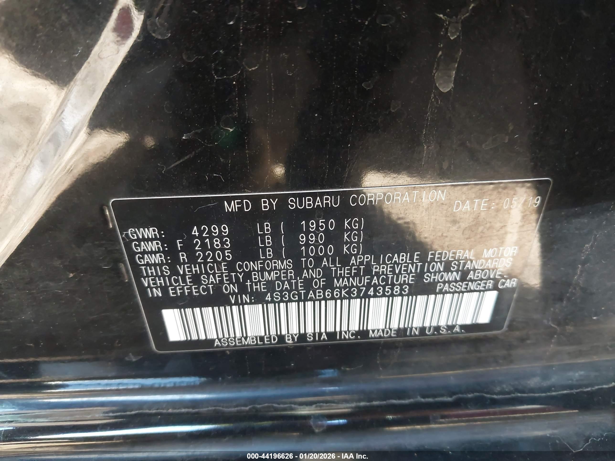 SUBARU IMPREZA image 9